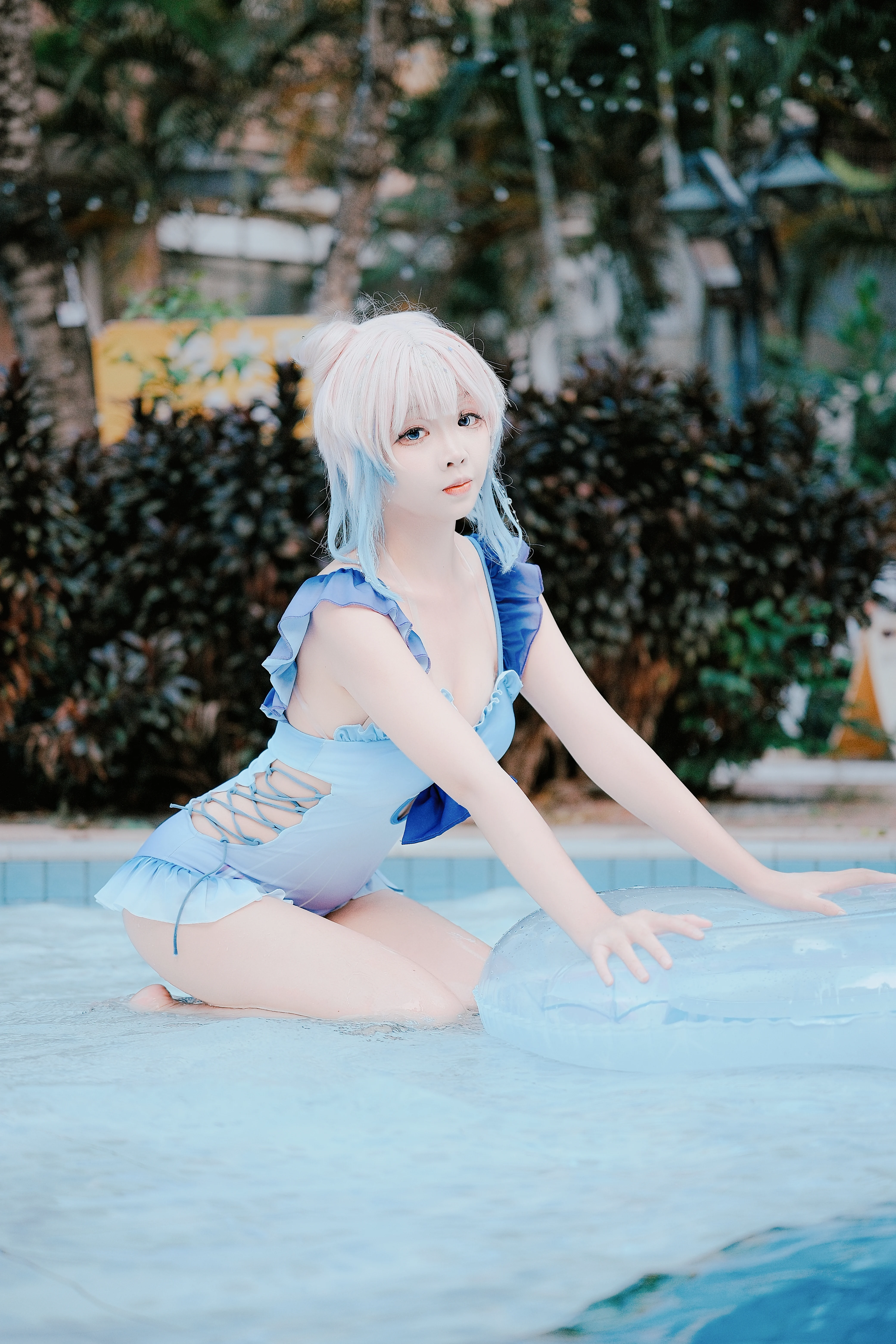 【珊瑚宮心海cos】夏日限定泳裝，清涼出鏡海祇島的少女 - 第 1 張