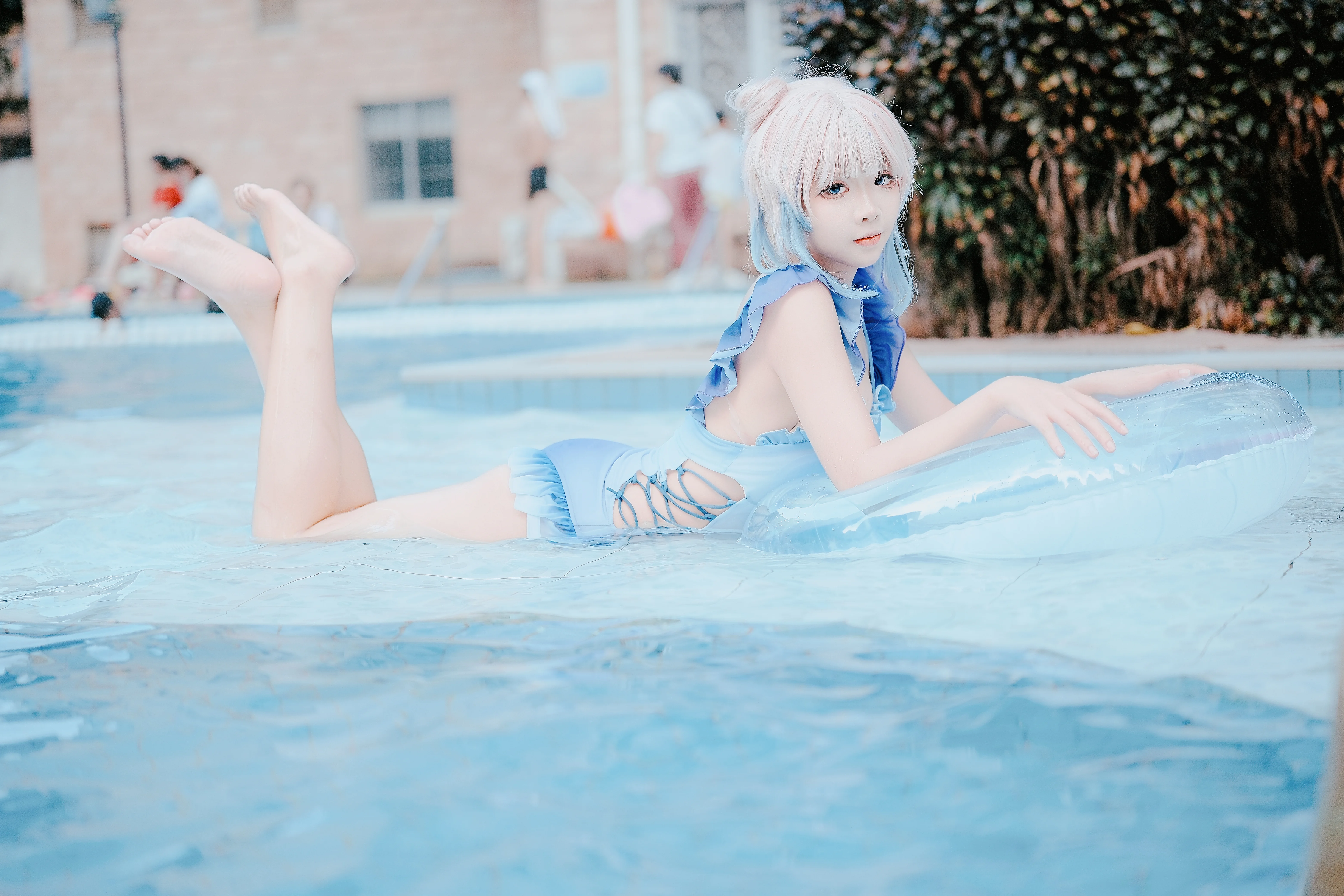 【珊瑚宮心海cos】夏日限定泳裝，清涼出鏡海祇島的少女 - 第 2 張