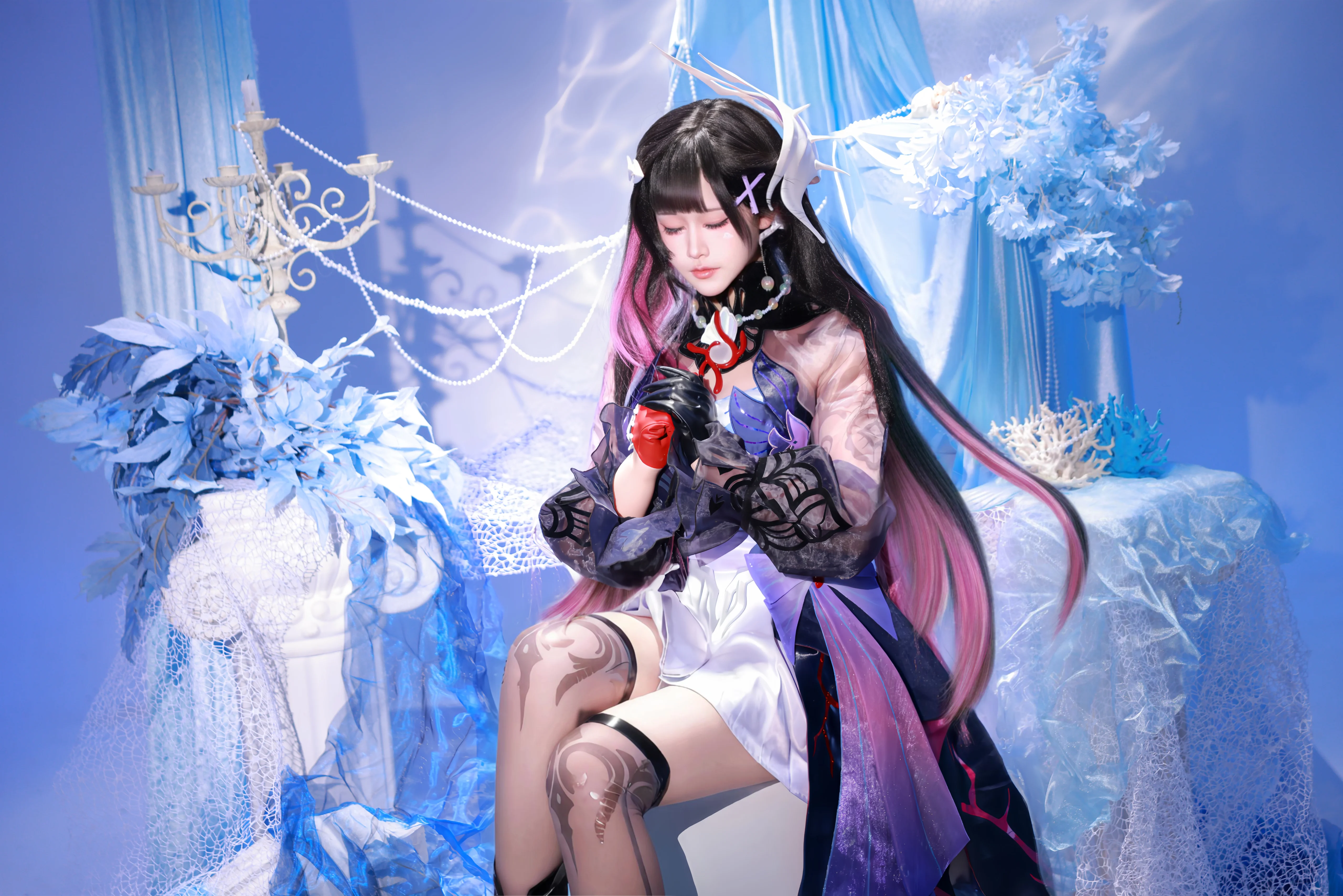 【海瑟音cos】崩坏星穹铁道中的幽蓝静谧 - 第 3 张