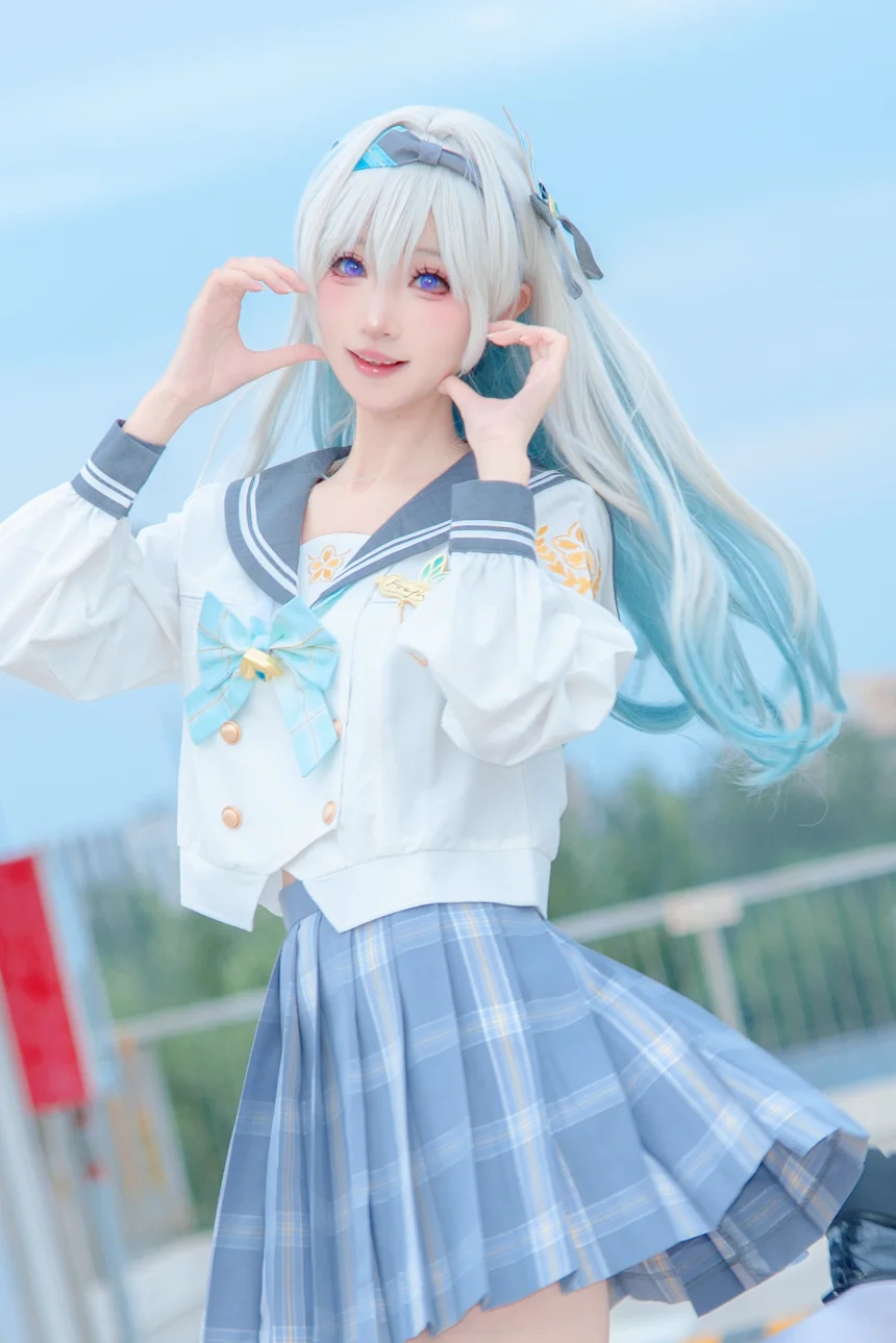 【流萤cos】崩坏星穹铁道自由行申请，用多元造型诠释少女感 - 第 6 张