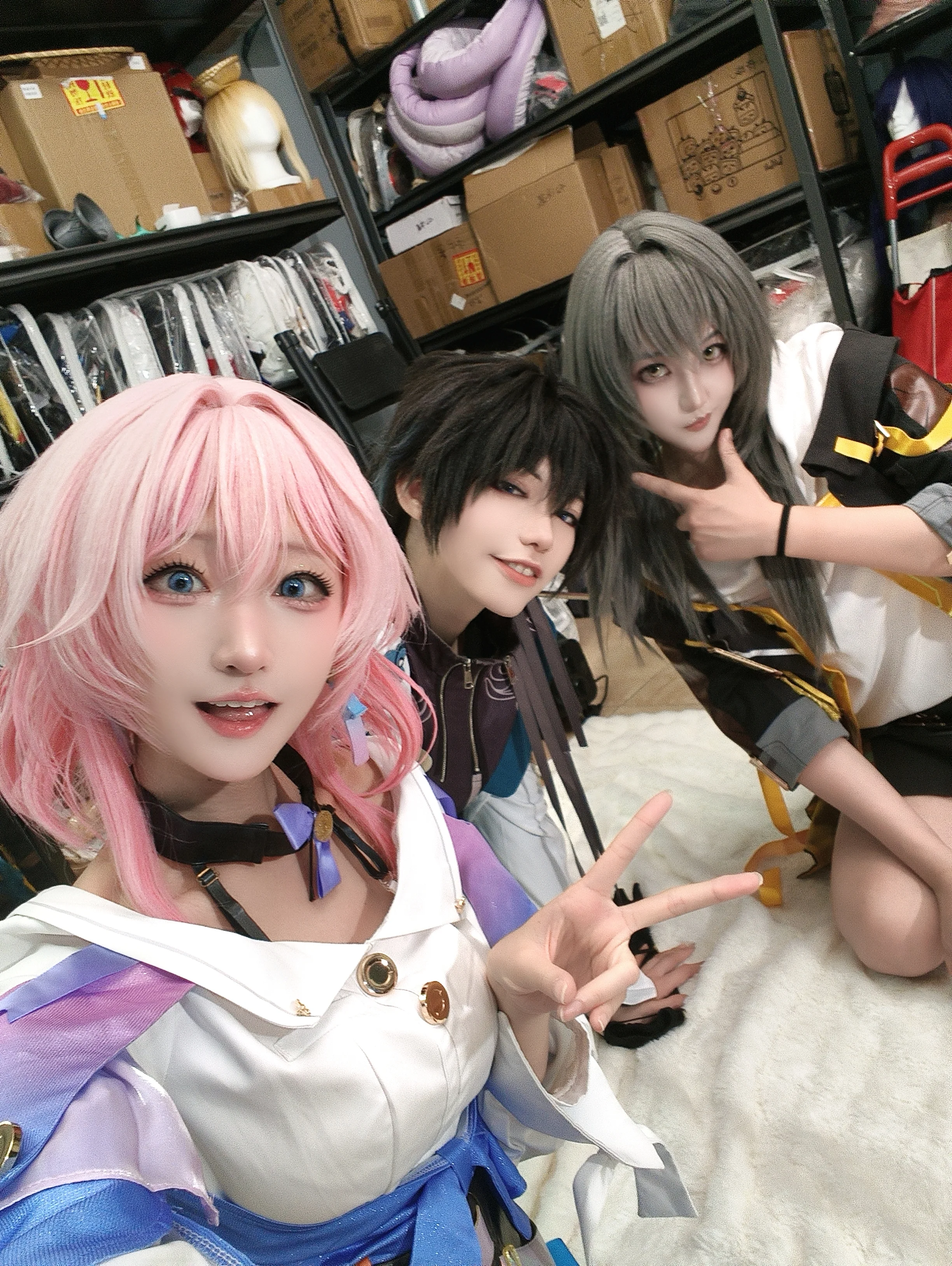 【三月七cos】崩坏星穹铁道 属于列车组的轻松合影