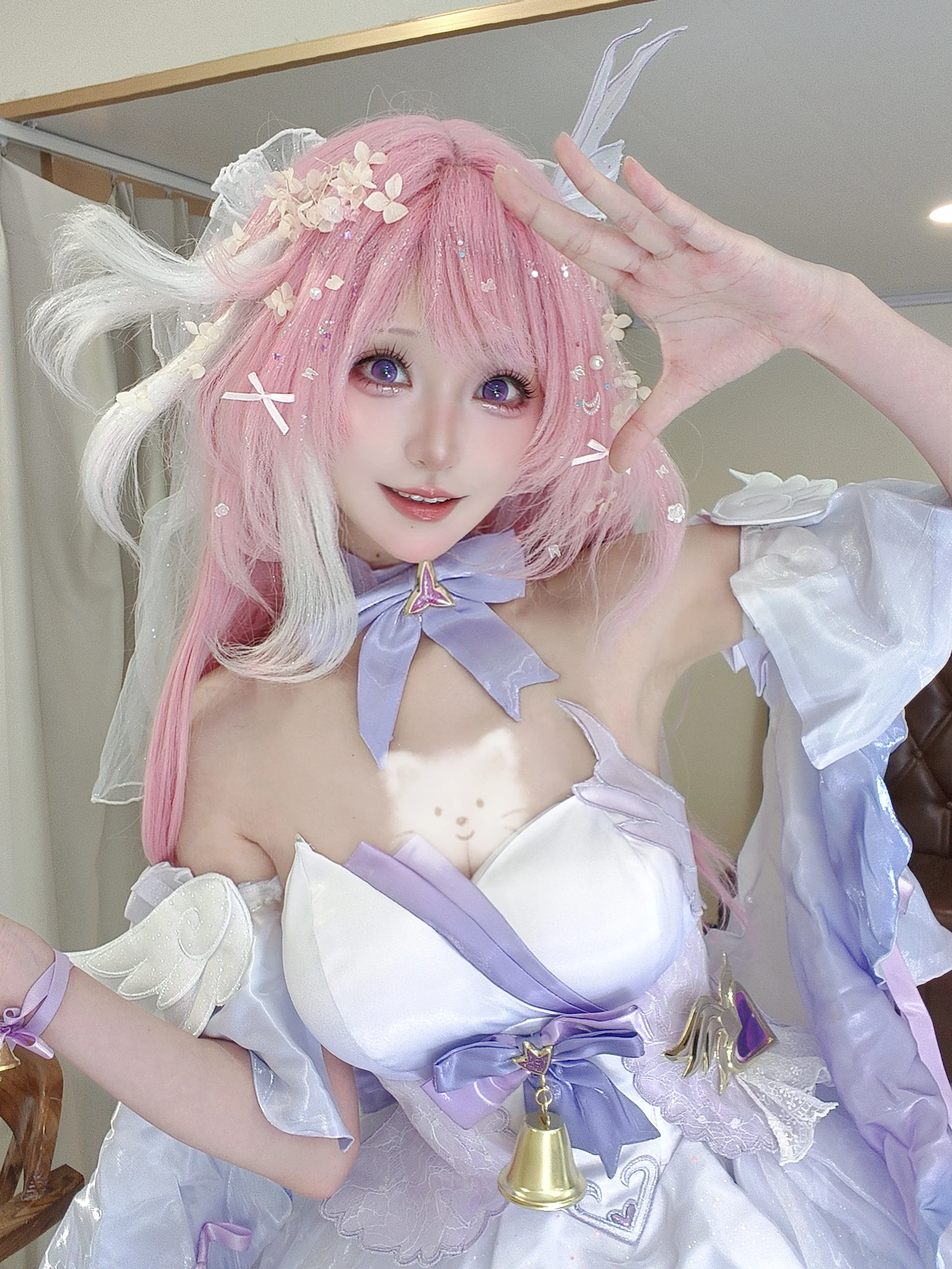 【愛莉希雅cos】夢幻粉色系穿搭與細節還原 - 第 2 張