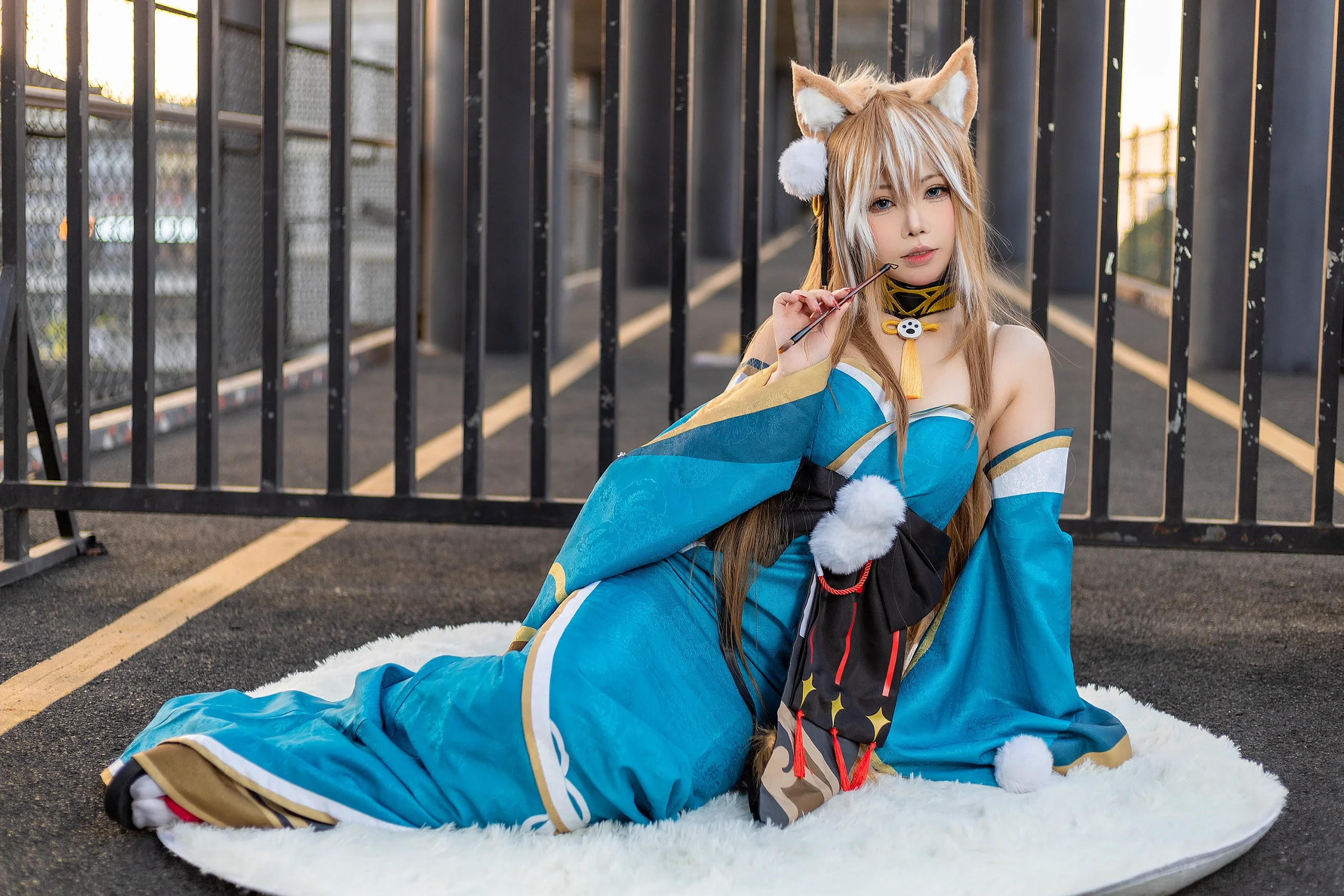 【希娜cos】原神里的知心姐姐，在黄昏时分记录温暖光影