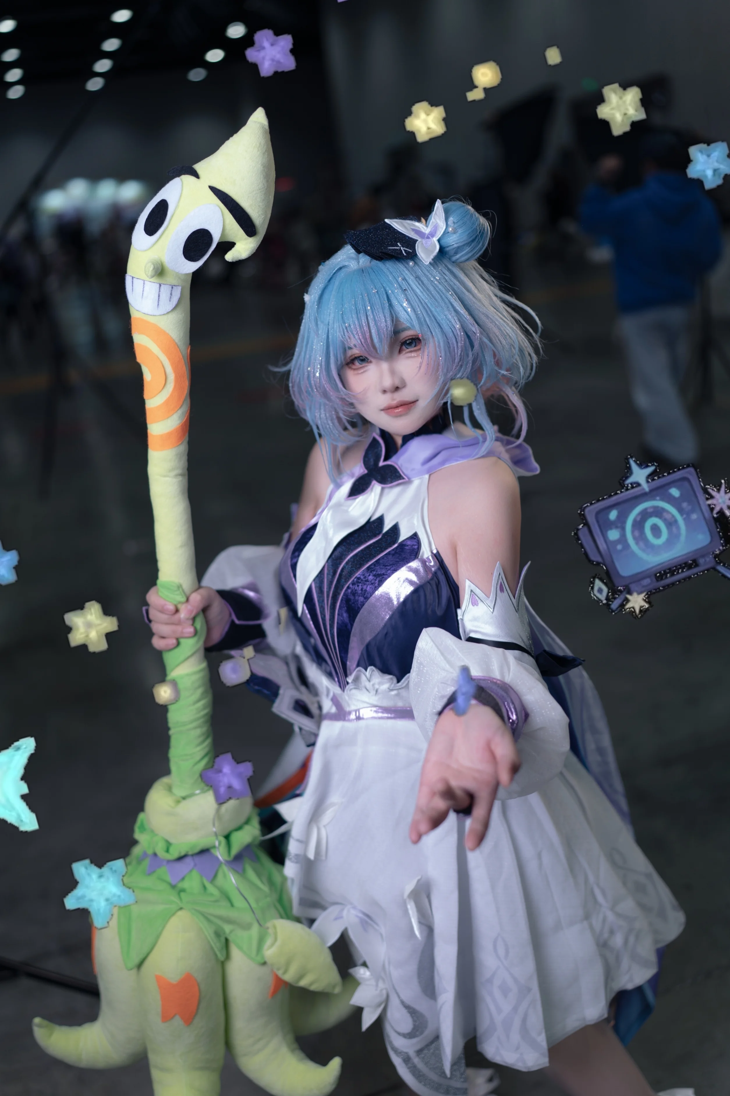 【小乔cos】王者荣耀时之魔女，魔法星光下的定格瞬间 - 第 1 张