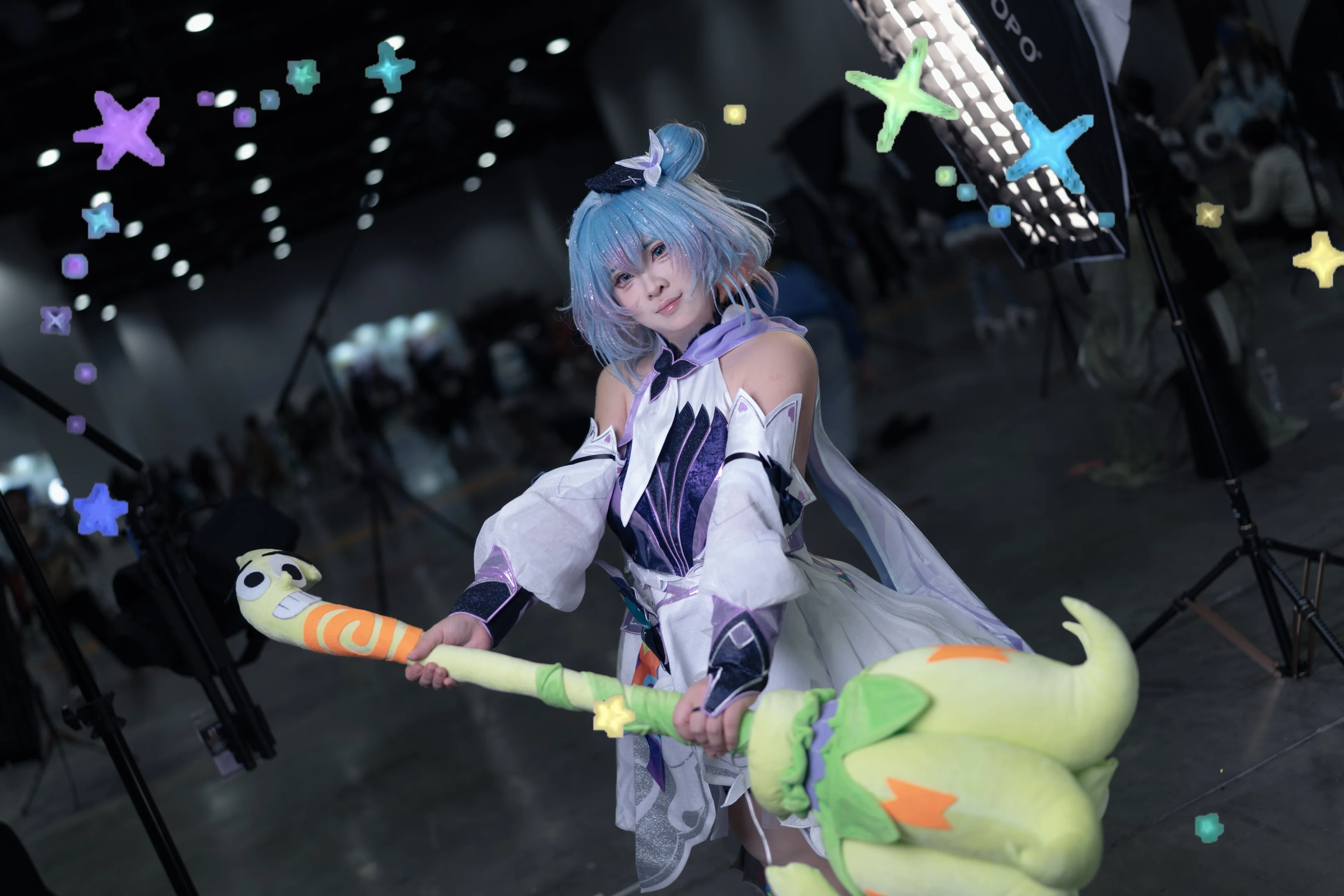 【小乔cos】王者荣耀时之魔女，魔法星光下的定格瞬间