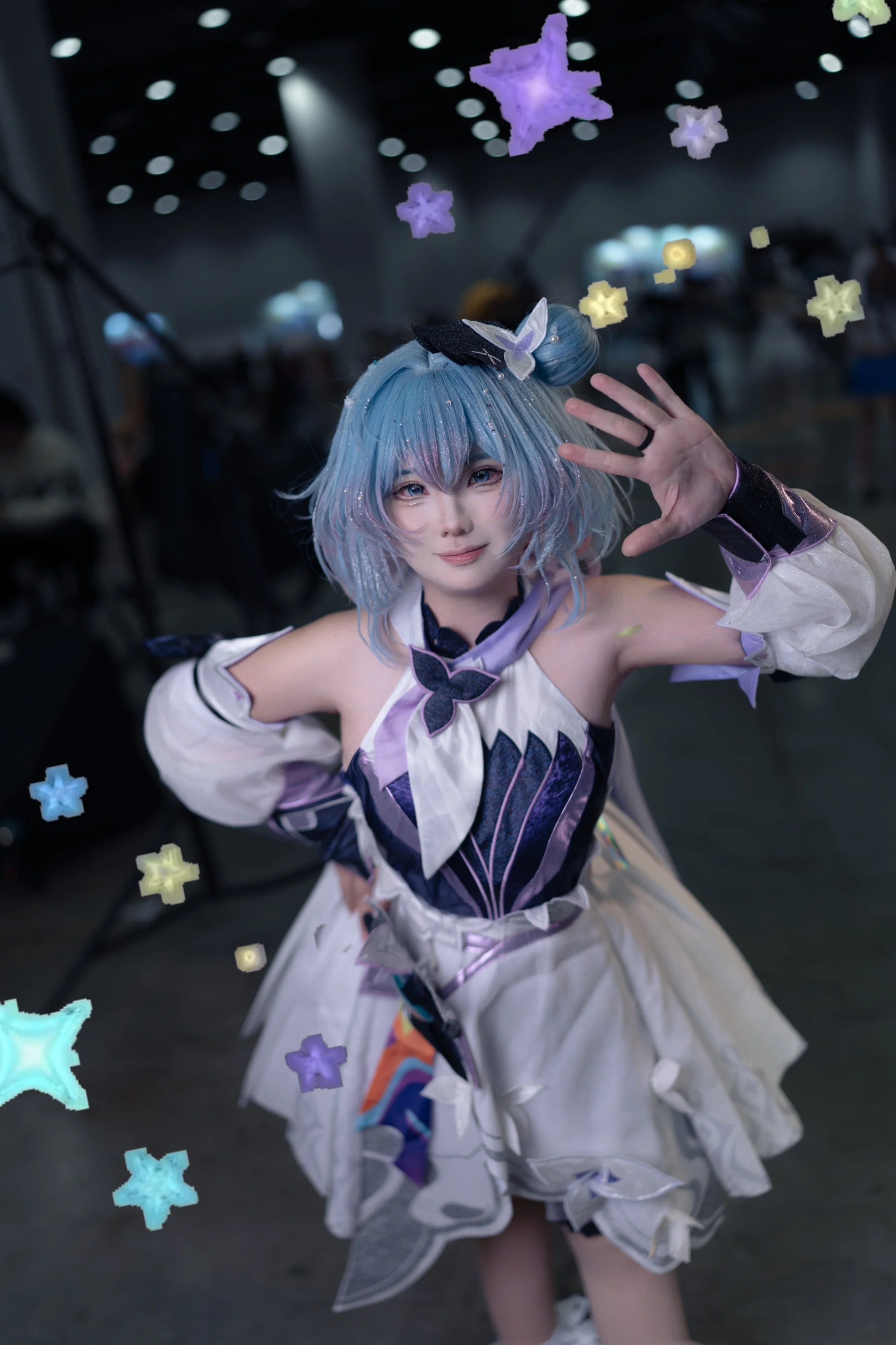 【小乔cos】王者荣耀时之魔女，魔法星光下的定格瞬间 - 第 3 张