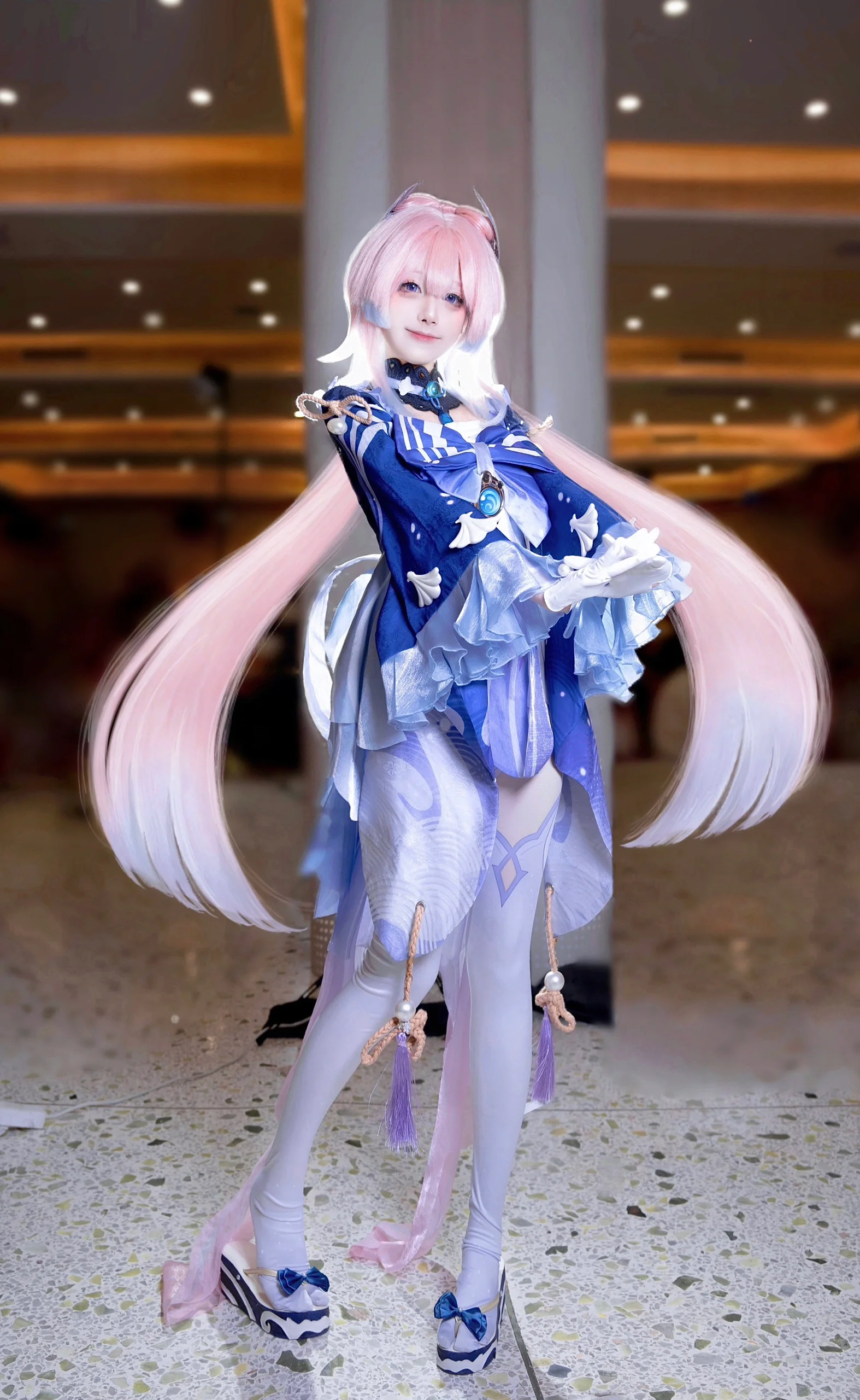 【珊瑚宫心海cos】海祈岛的现人神巫女场照记录