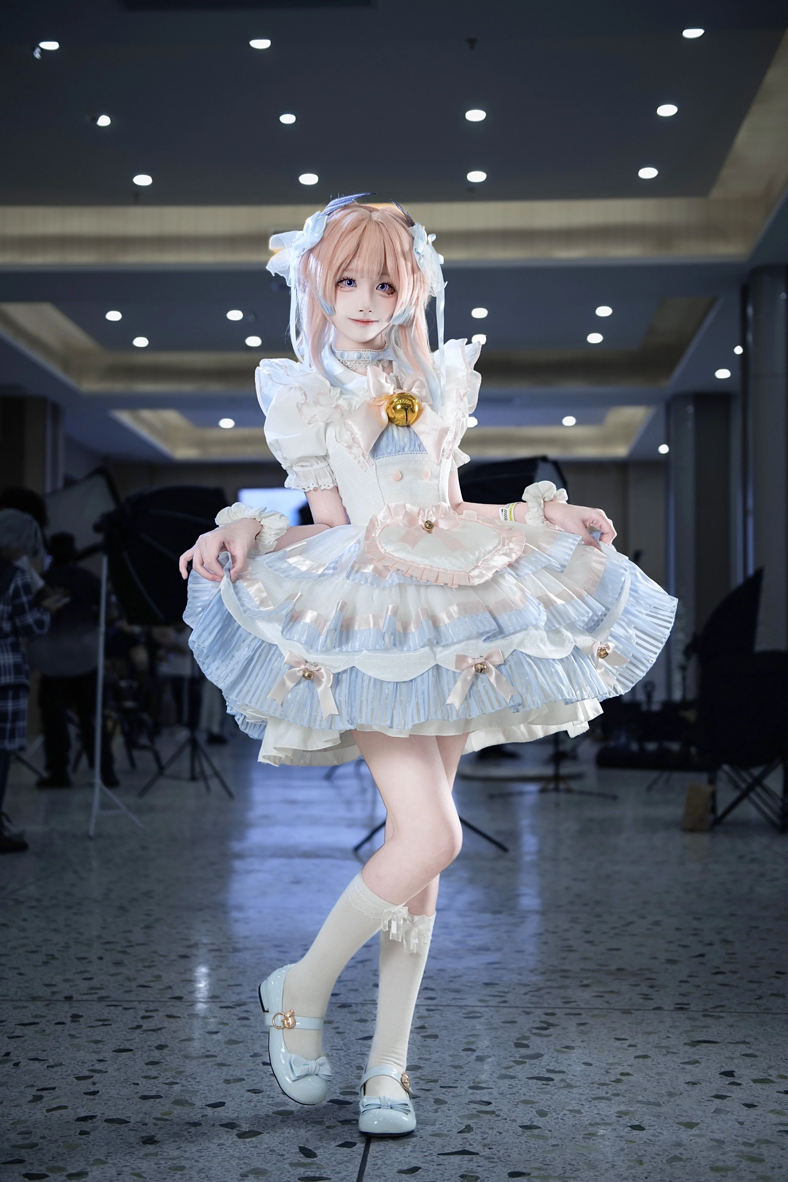 【珊瑚宫心海cos】Lolita私设，一场蓝色与桃粉的甜梦 - 第 1 张