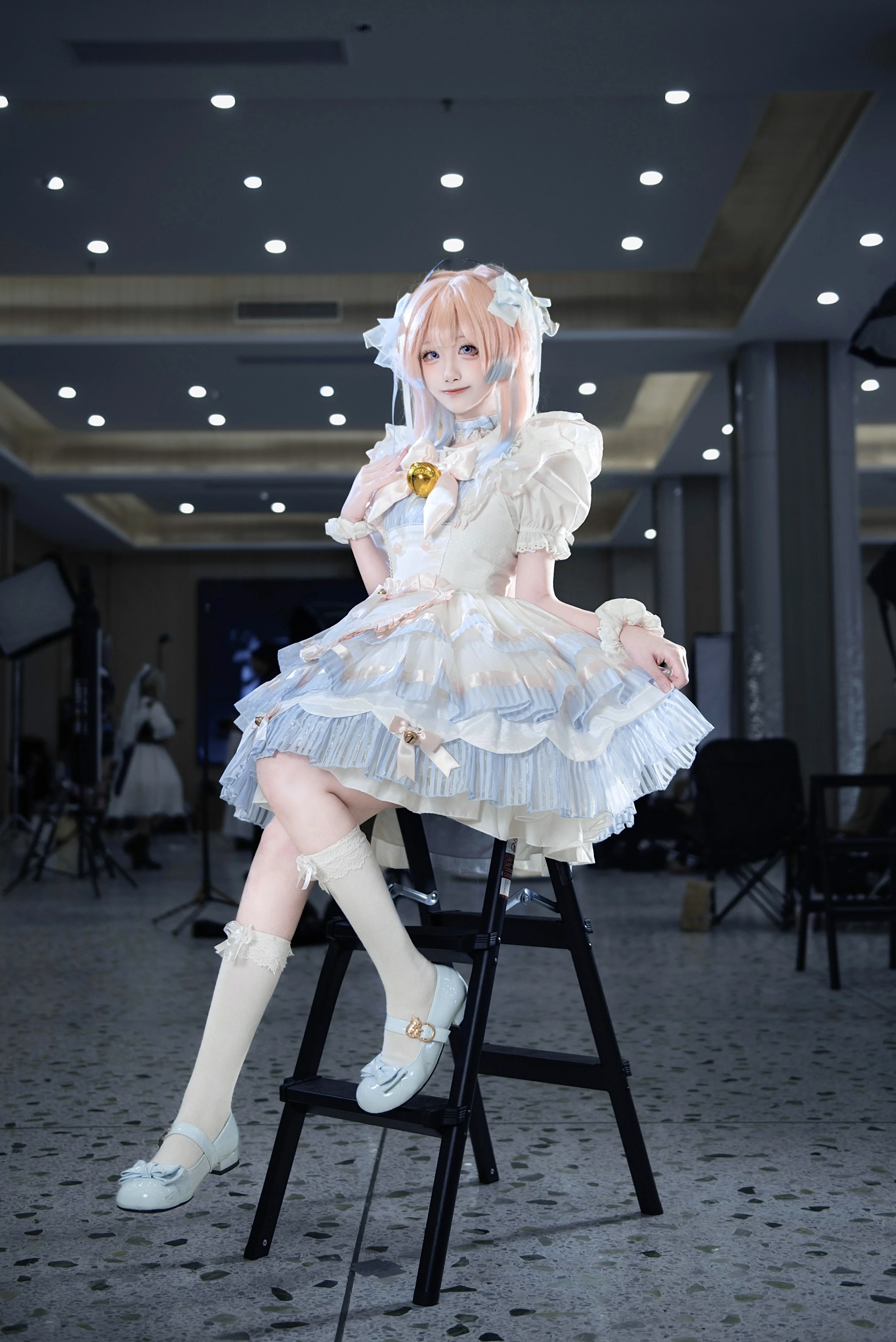【珊瑚宫心海cos】Lolita私设，一场蓝色与桃粉的甜梦