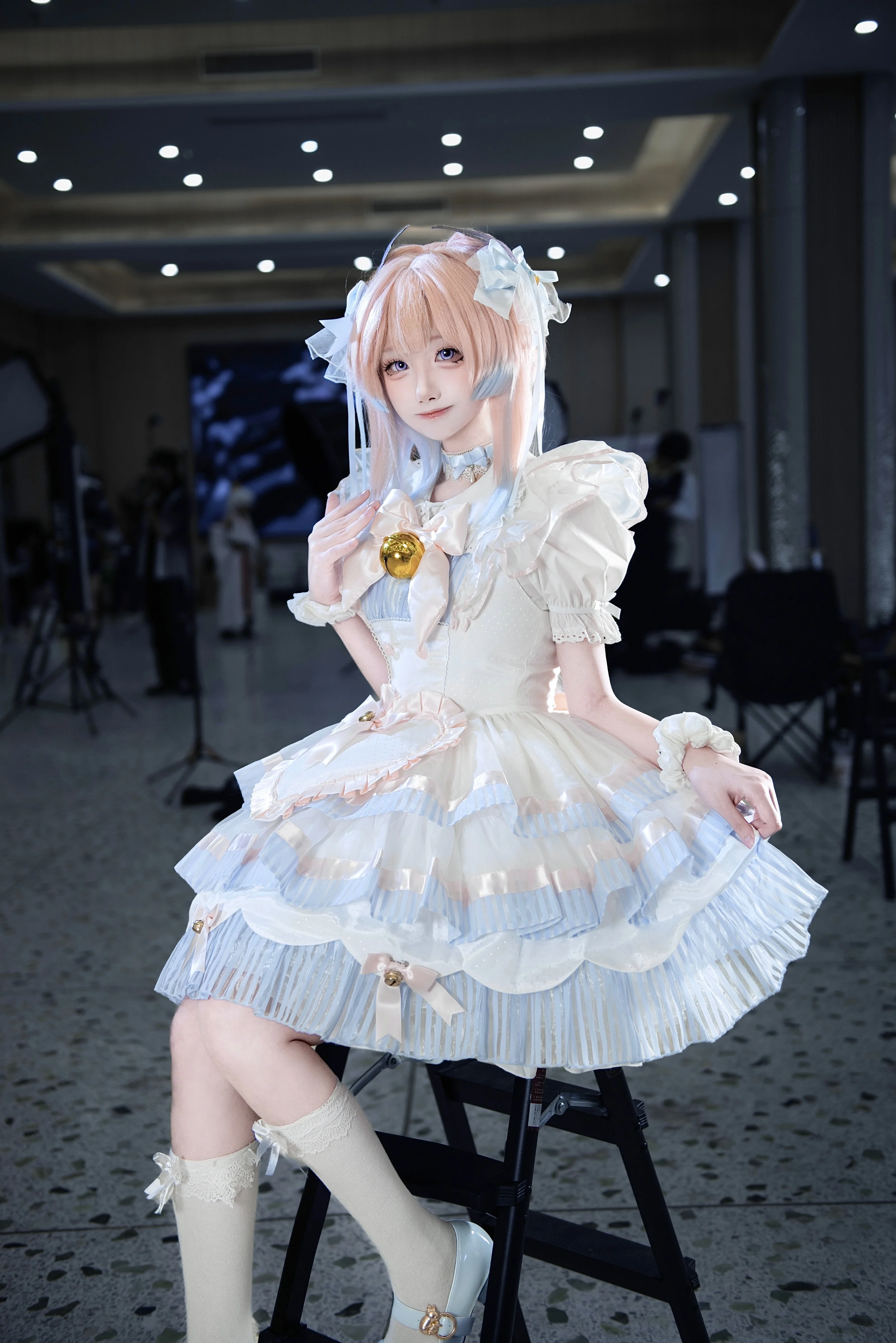 【珊瑚宫心海cos】Lolita私设，一场蓝色与桃粉的甜梦 - 第 5 张