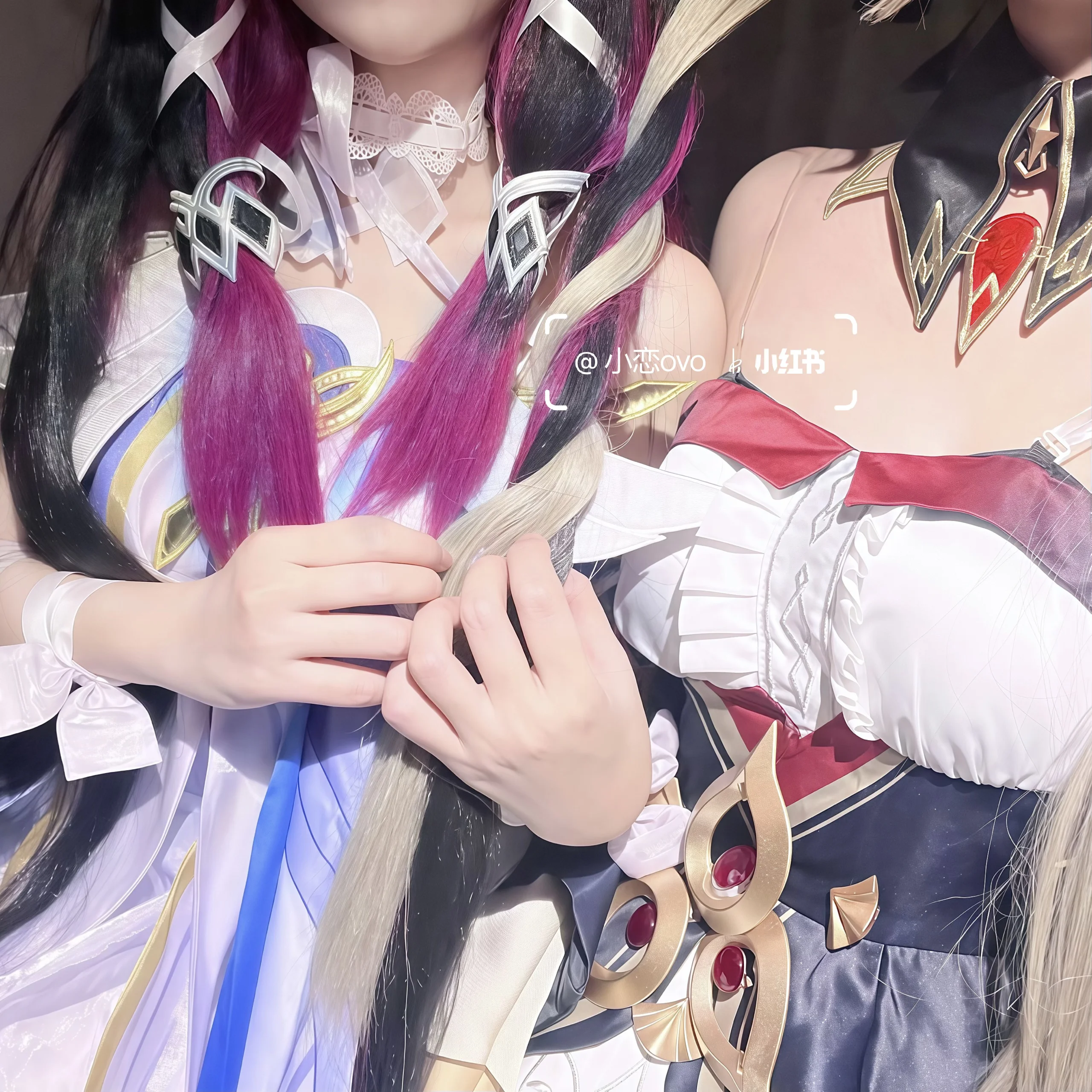 【少女哥伦比娅和桑多涅cos】原神双人互动羁绊特写