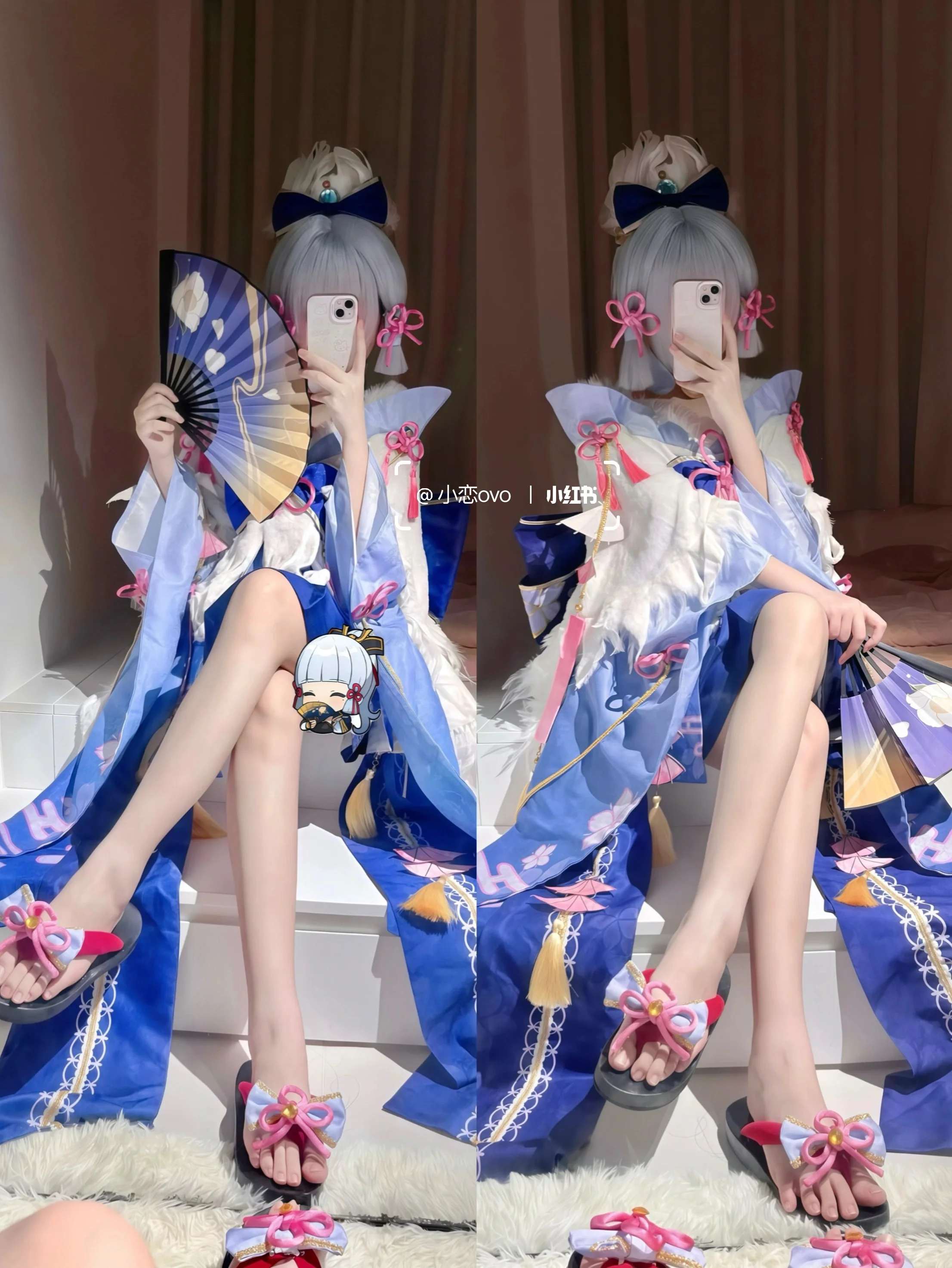 【神里绫华cos】若知是梦何须醒，白鹭公主的雪景幻想 - 第 1 张