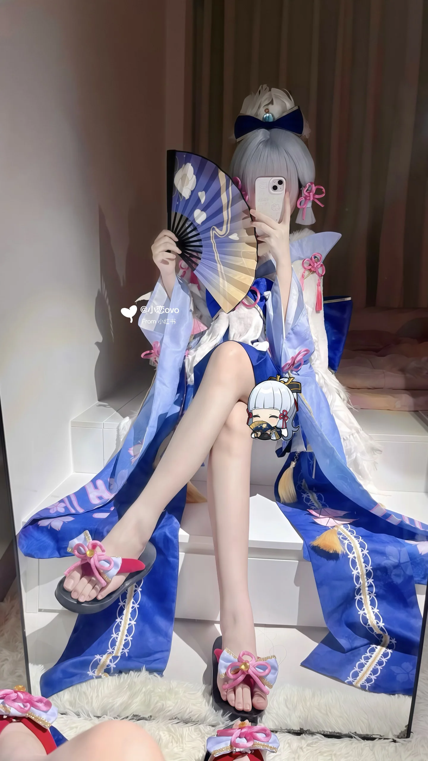 【神里绫华cos】若知是梦何须醒，白鹭公主的雪景幻想