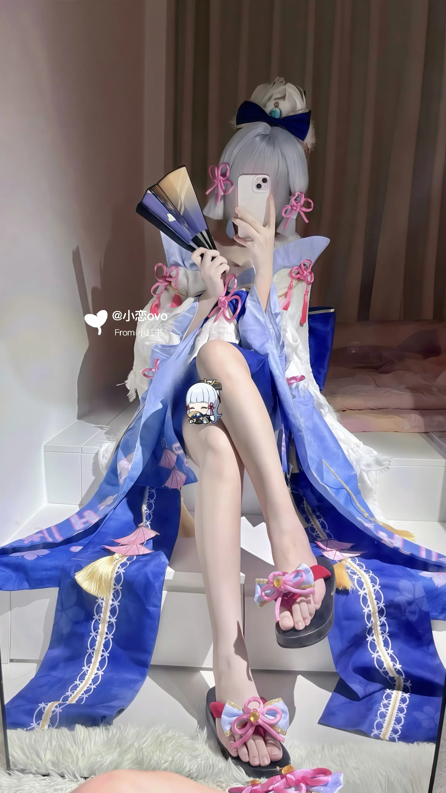 【神里绫华cos】若知是梦何须醒，白鹭公主的雪景幻想 - 第 3 张