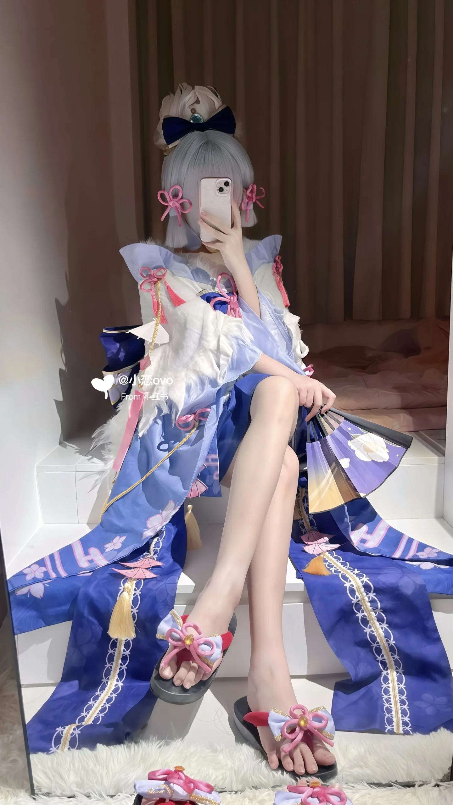 【神里绫华cos】若知是梦何须醒，白鹭公主的雪景幻想 - 第 4 张