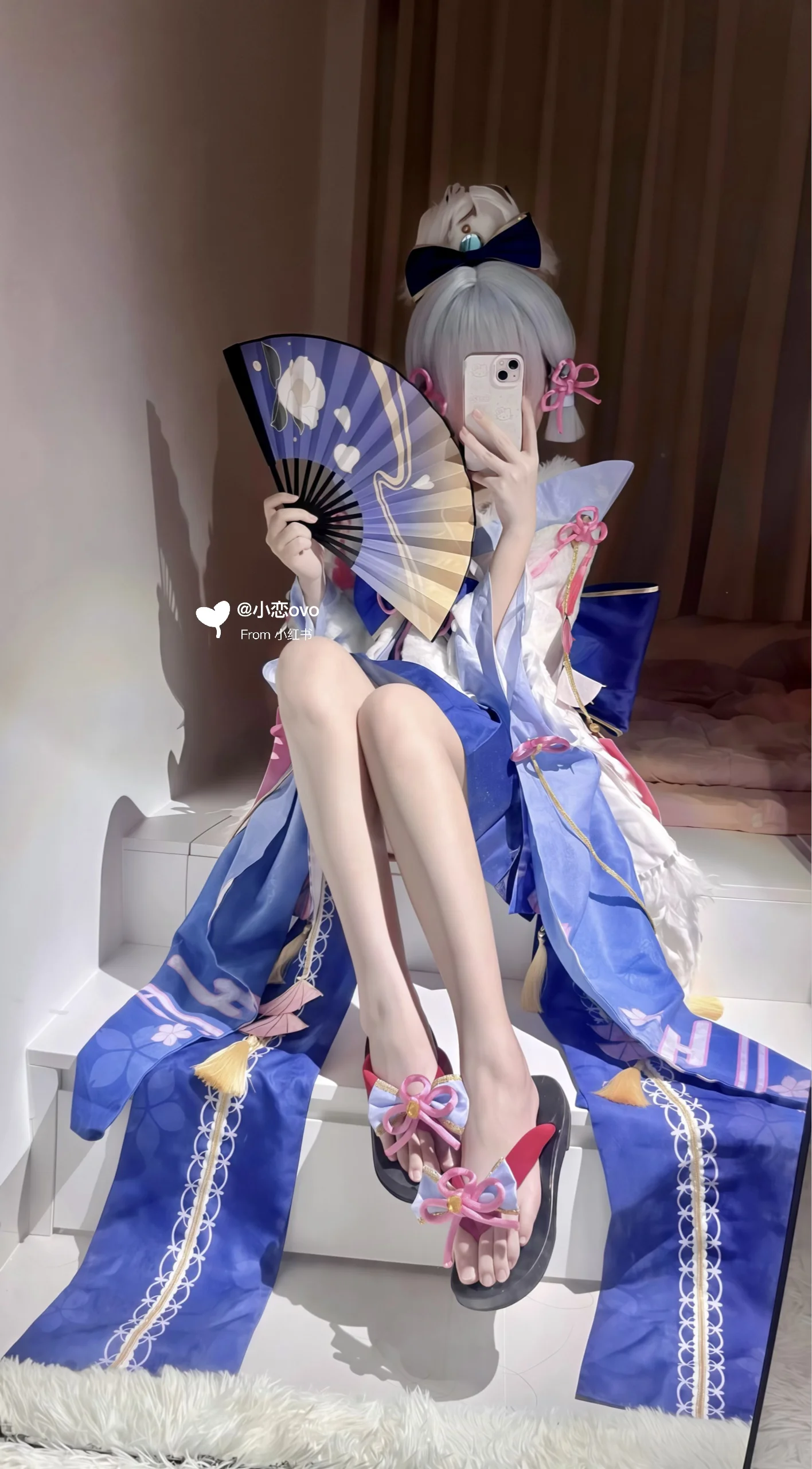 【神里绫华cos】若知是梦何须醒，白鹭公主的雪景幻想 - 第 5 张
