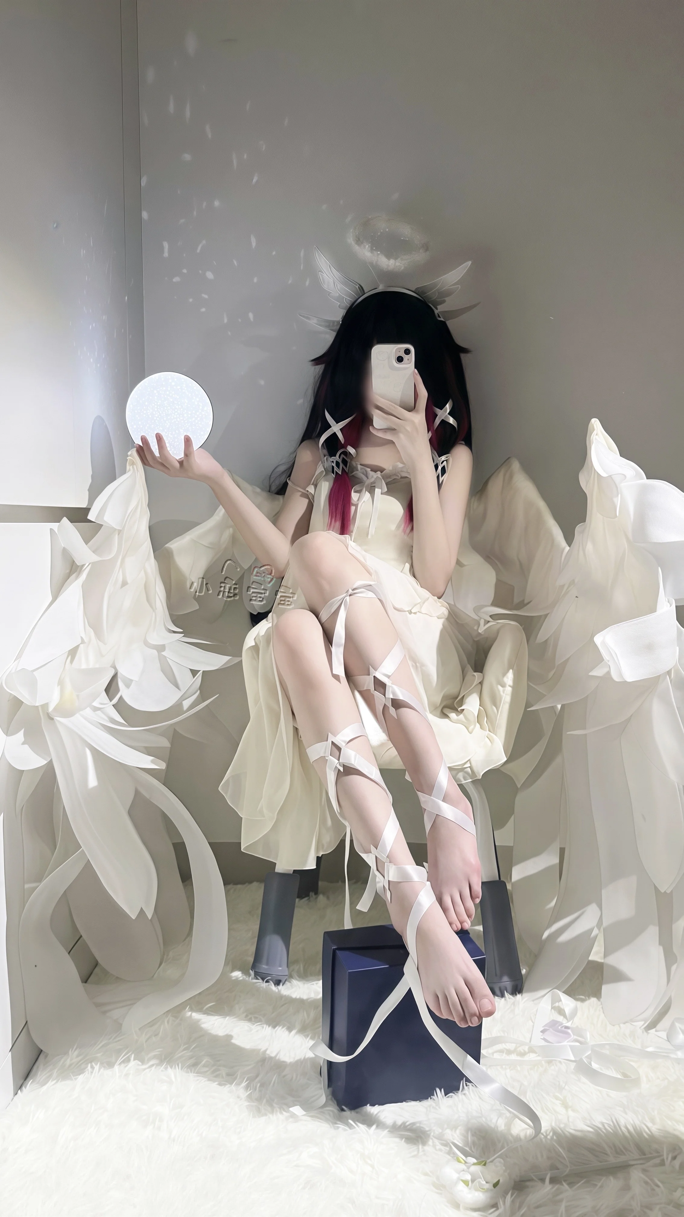 【原神哥伦比娅cos】天使光环与白色丝带的私设少女 - 第 1 张