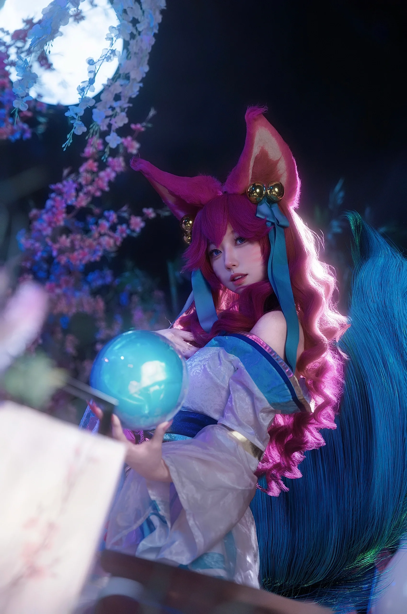 【阿狸cos】月夜下的仙气小狐狸 - 第 4 张