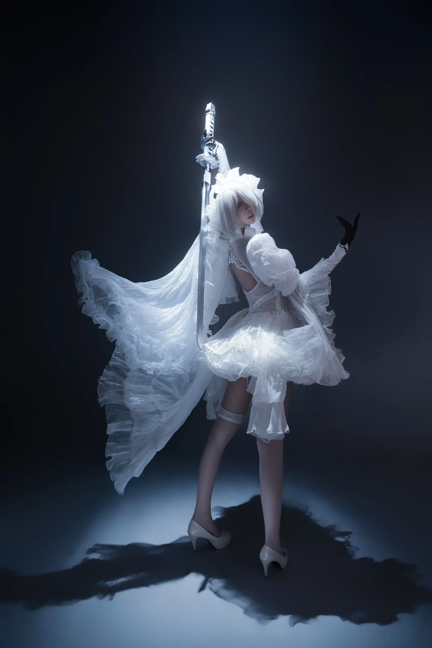【2Bcos】尼尔机械纪元，束光下的花嫁造型 - 第 3 张