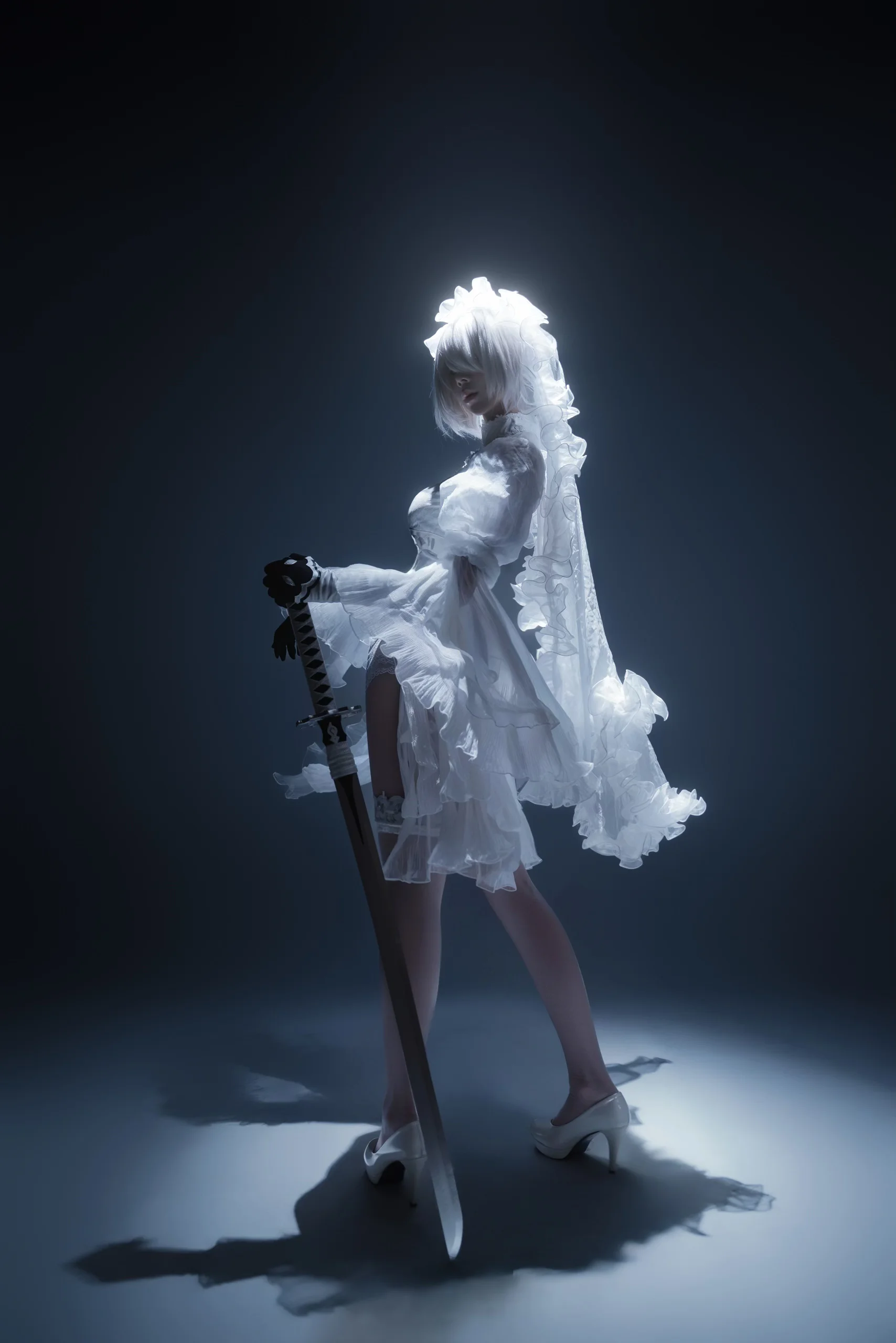 【2Bcos】尼尔机械纪元，束光下的花嫁造型 - 第 4 张