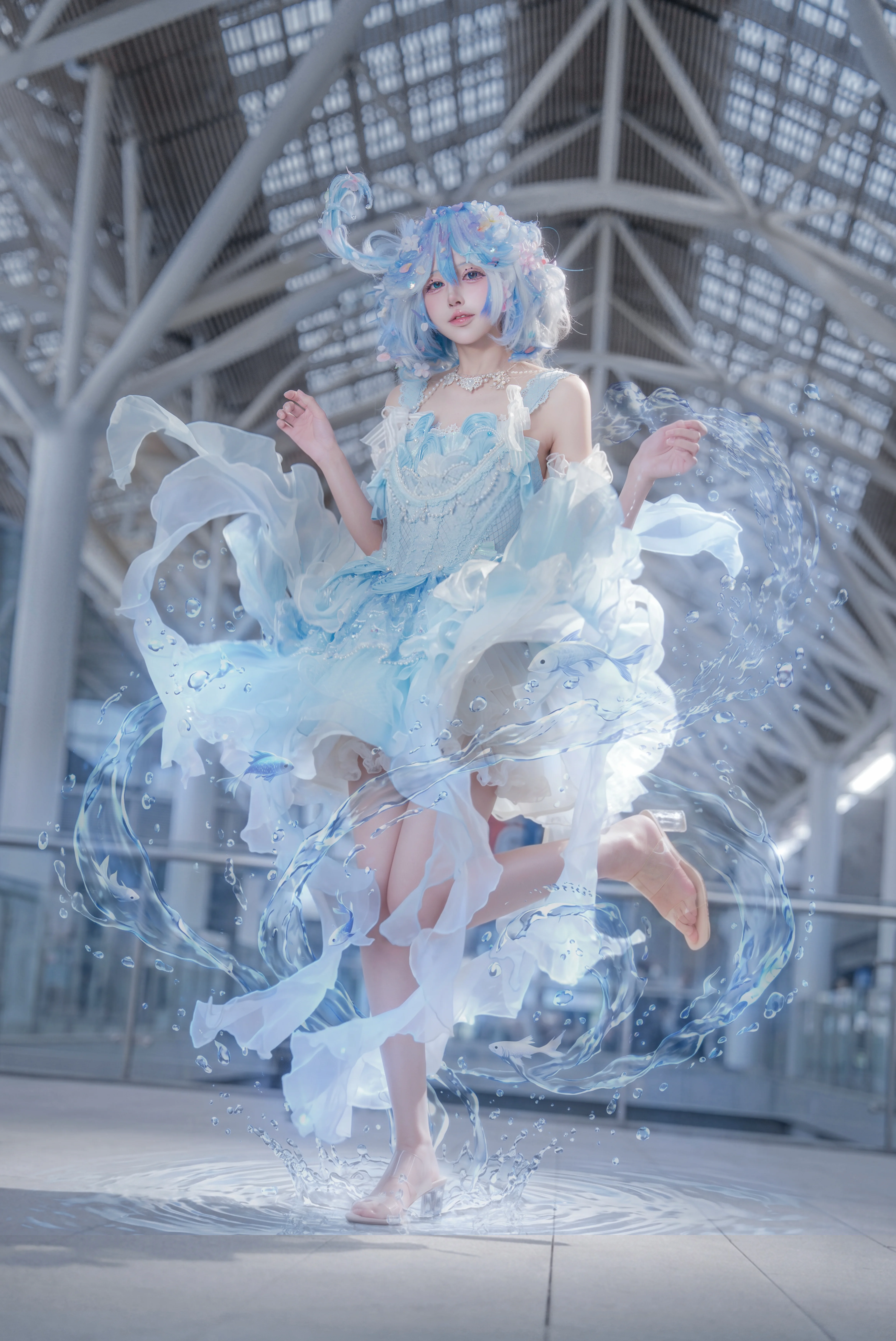 【芙寧娜cos】水汽氤氳中的寧靜與躍動，原神場記實錄 - 第 1 張