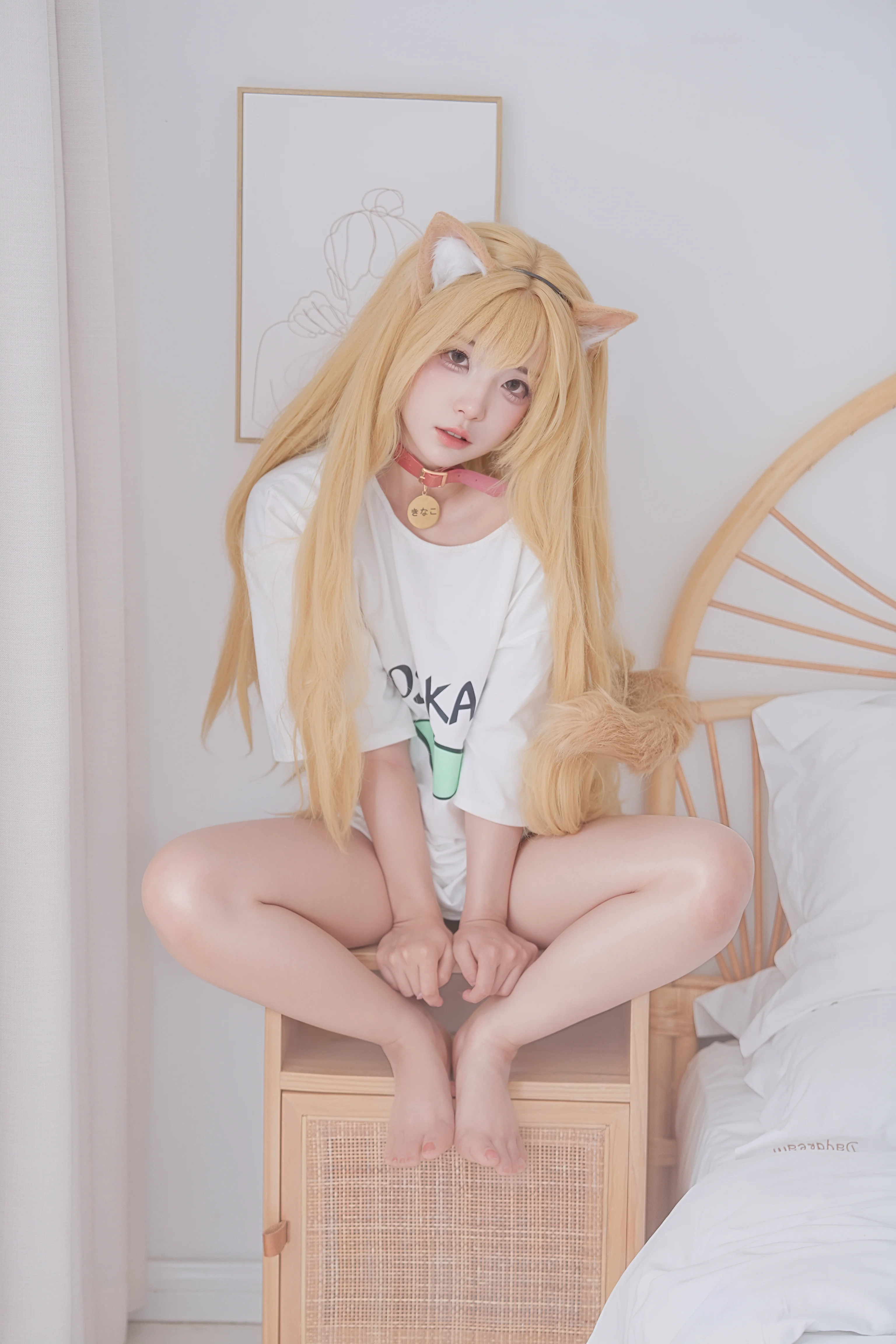 【黄豆粉cos】居家猫娘的慵懒日常 - 第 1 张