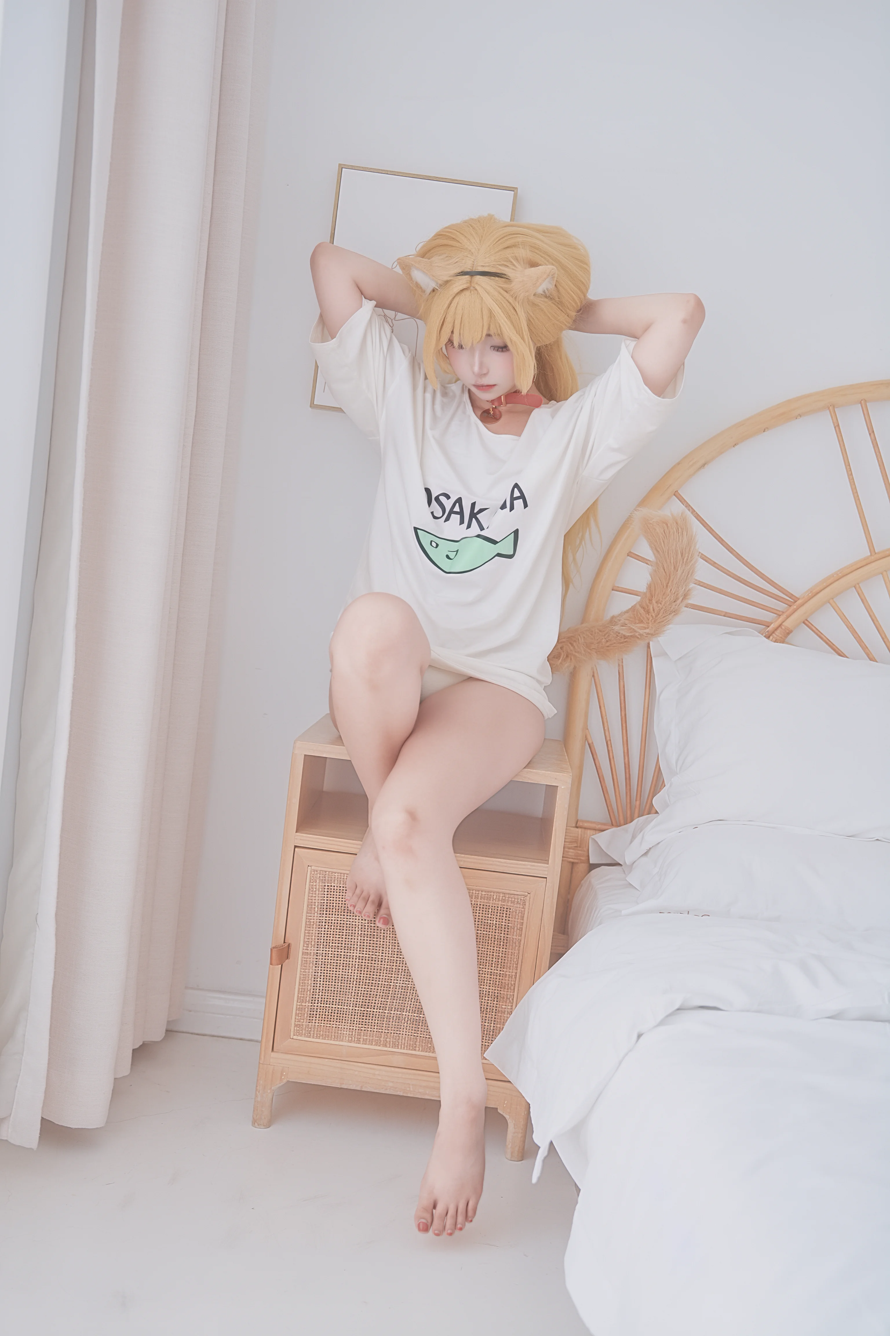 【黃豆粉cos】慵懶貓孃的居家日系隨拍 - 第 2 張