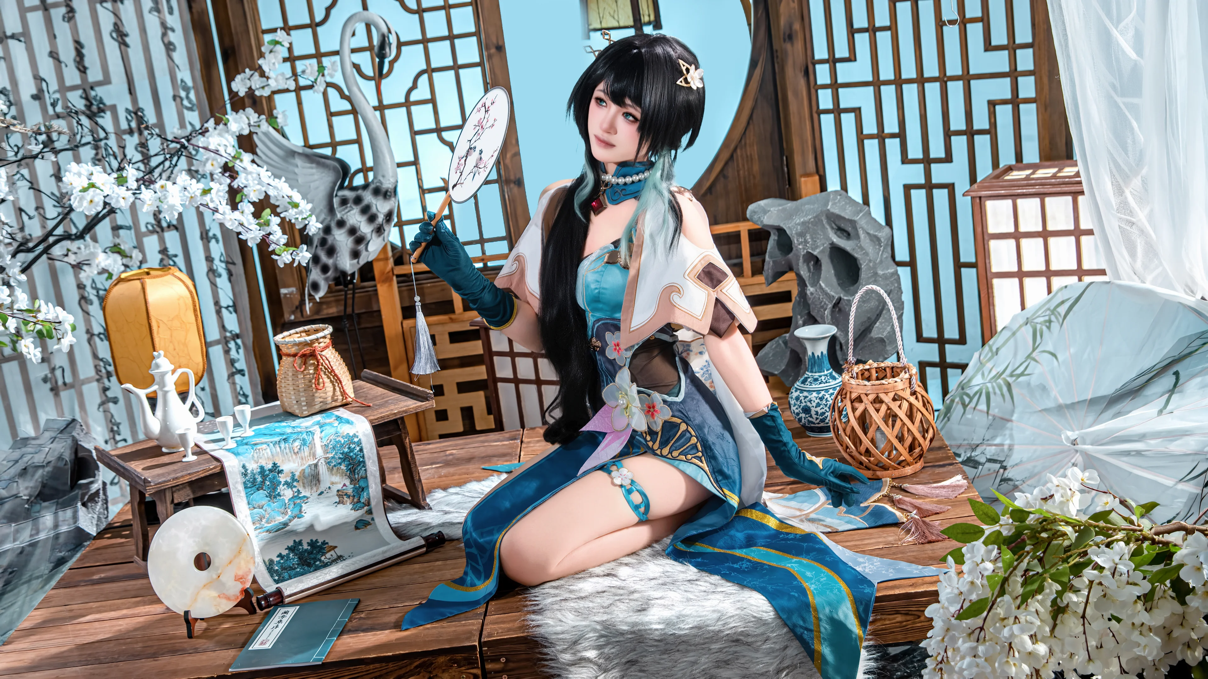 【阮梅cos】沉浸于崩坏星穹铁道的中式美学与古典意境 - 第 1 张