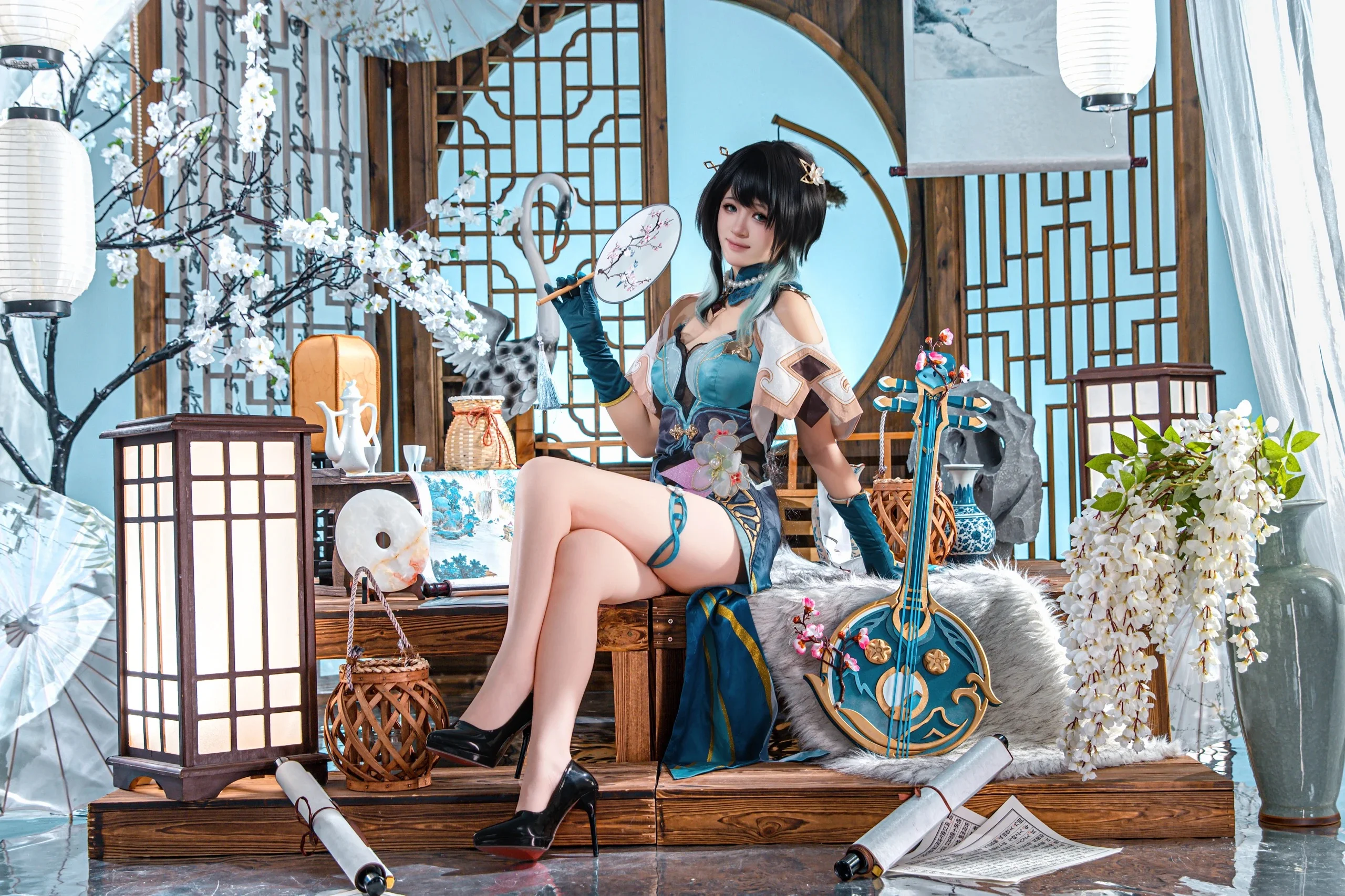 【阮梅cos】沉浸于崩坏星穹铁道的中式美学与古典意境