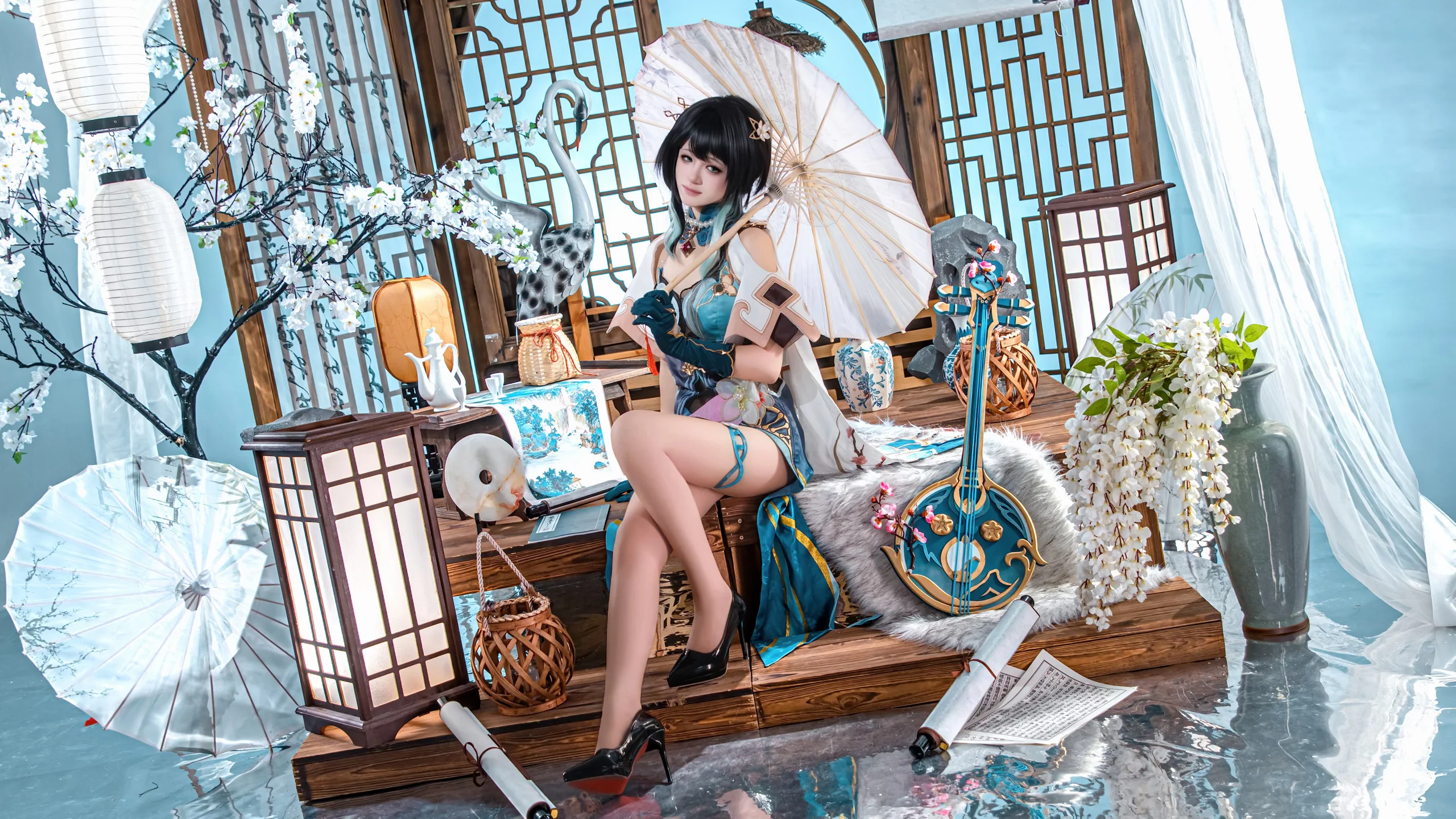 【阮梅cos】沉浸于崩坏星穹铁道的中式美学与古典意境 - 第 3 张