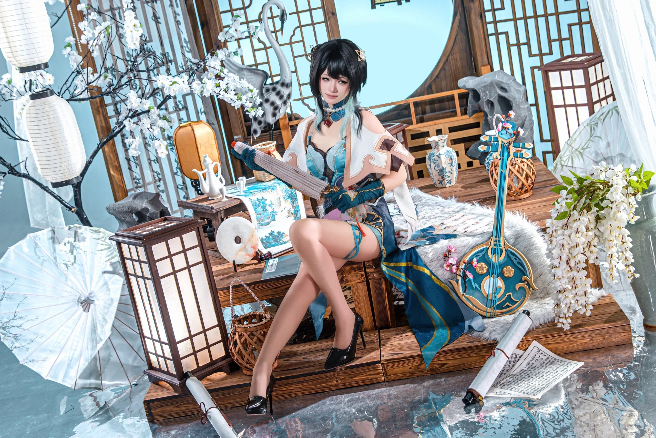 【阮梅cos】沉浸于崩坏星穹铁道的中式美学与古典意境 - 第 6 张
