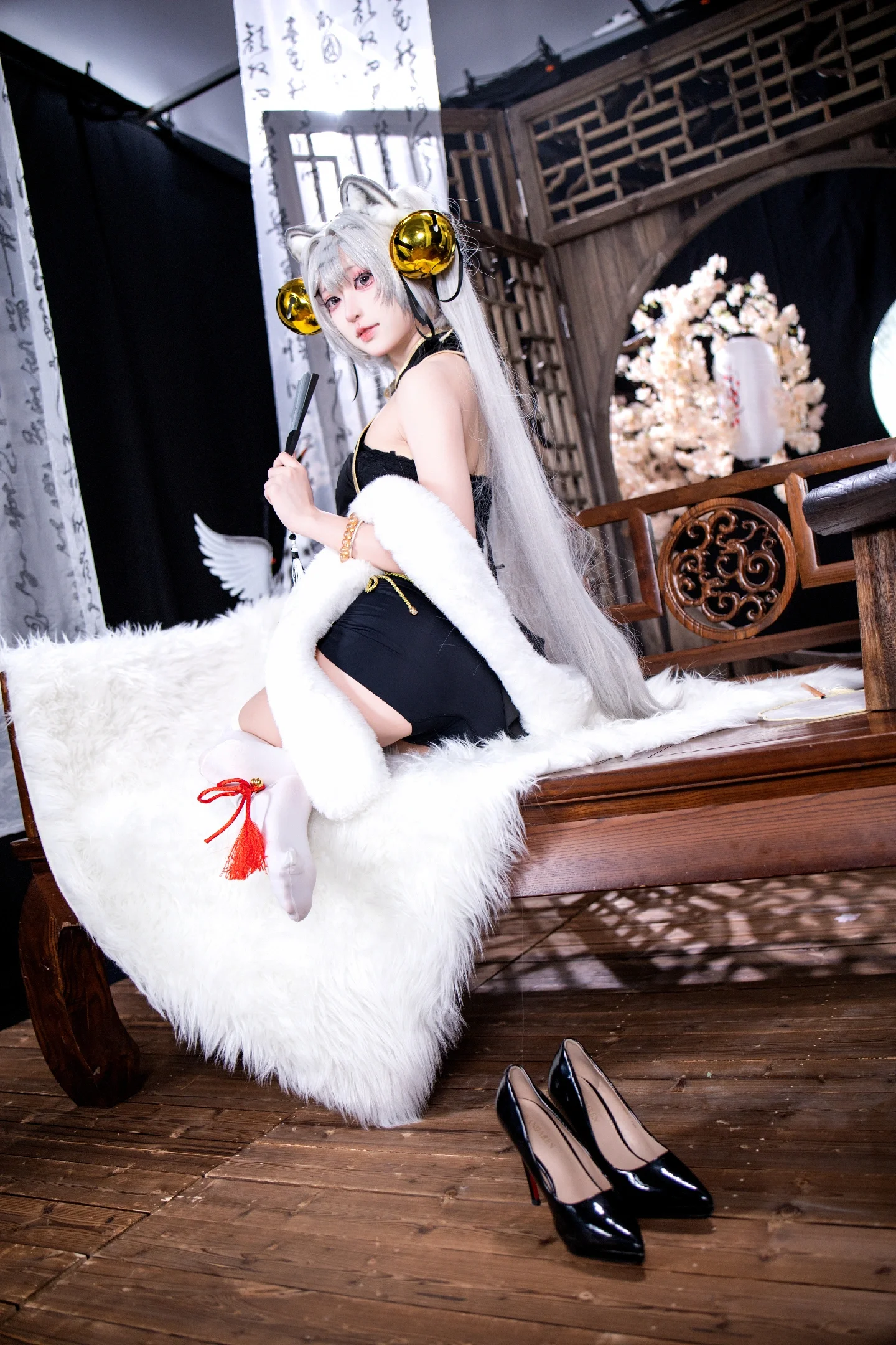 【虎嘯風生 白虎 Illustrated by Riko コスプレ】「虎嘯風生」の月下中国風コスプレ撮影記録 - 3 枚目