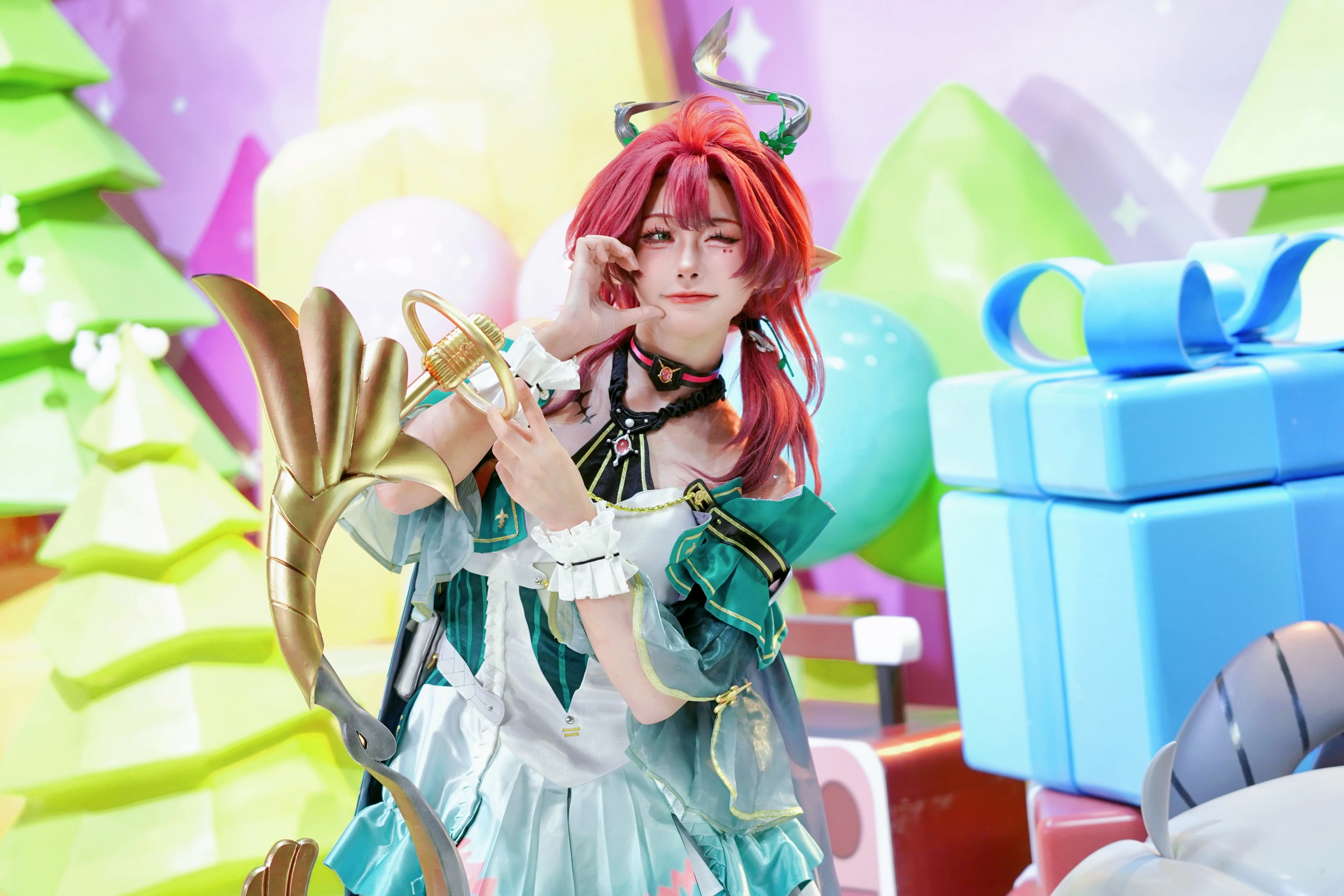 【夏空cos】鸣潮夏空亮相广州萤火虫，黎那汐塔的奇幻之星 - 第 5 张