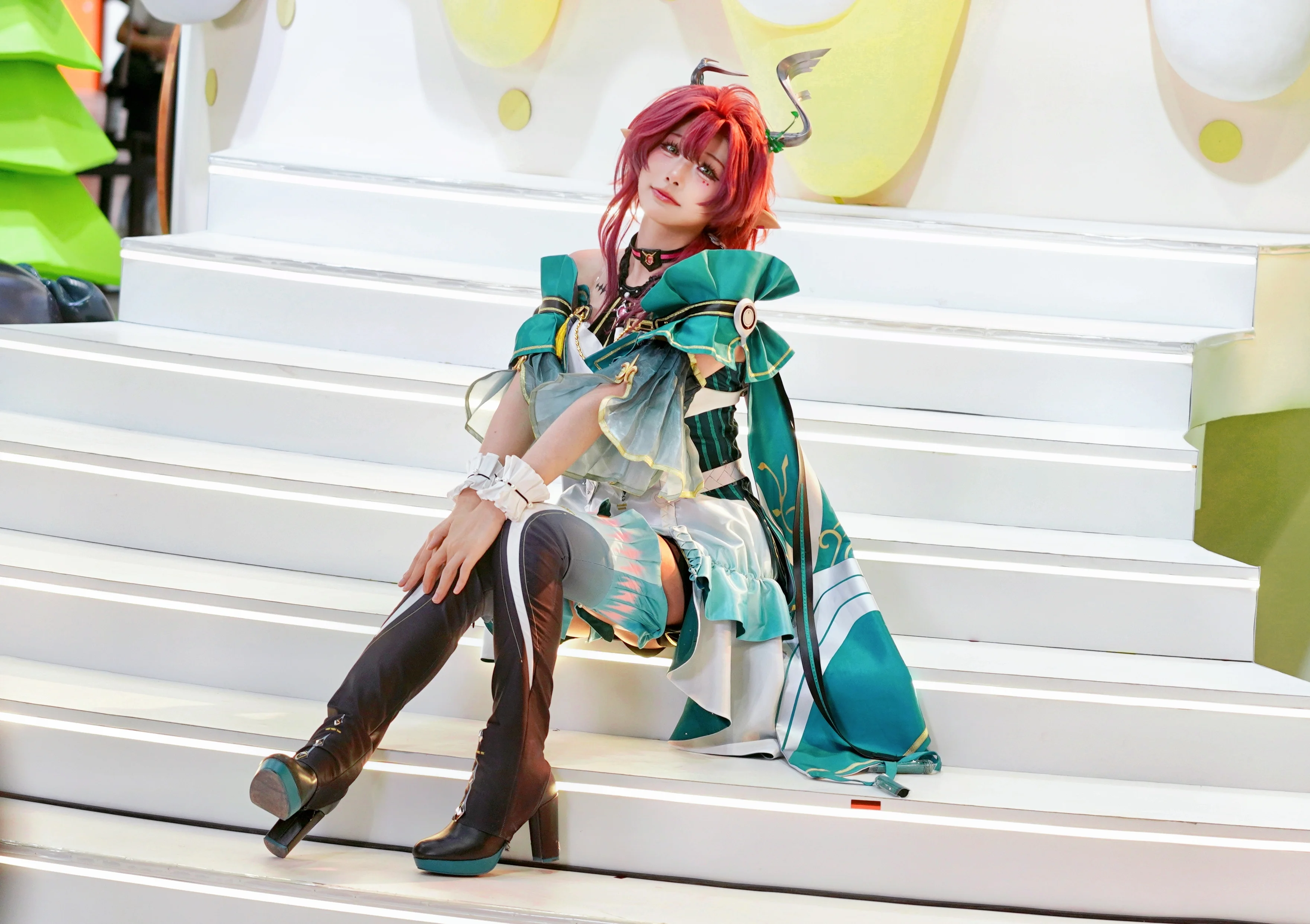【夏空cos】鸣潮夏空亮相广州萤火虫，黎那汐塔的奇幻之星 - 第 9 张