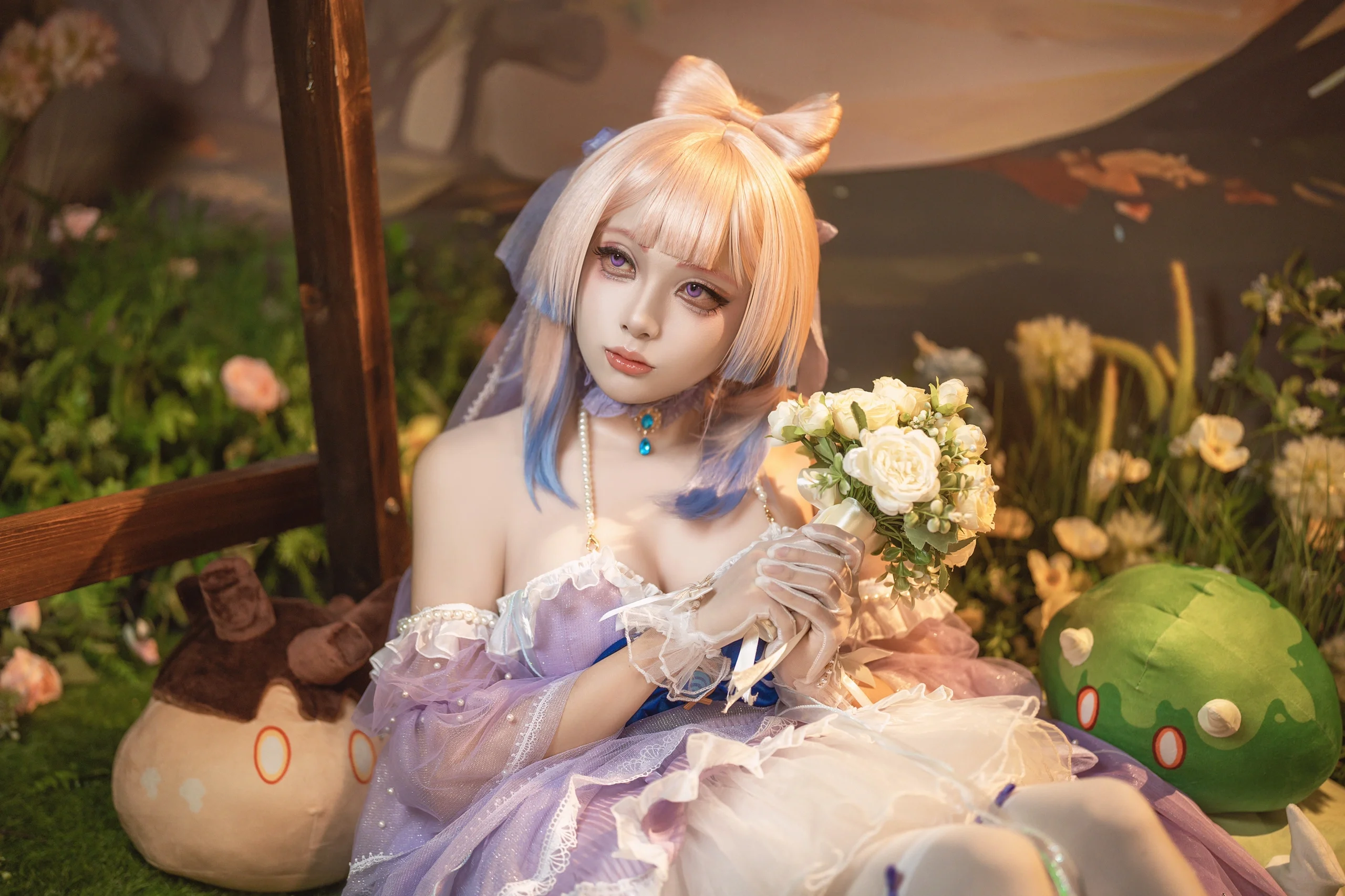 【珊瑚宫心海cos】海祇岛的领袖，同人花嫁献上祝福 - 第 5 张