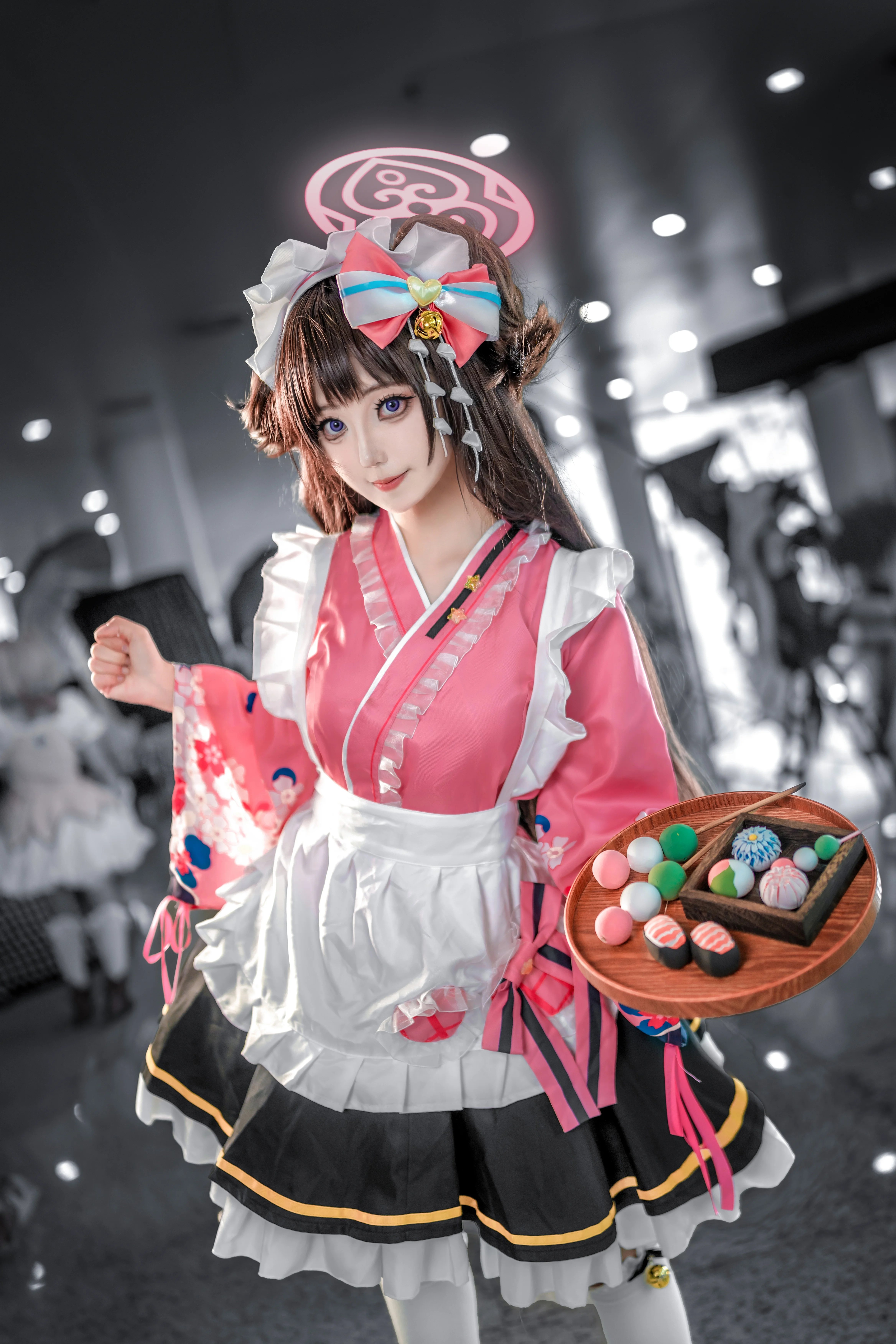 【蔚蓝档案】河和静子cos，百夜堂老板娘今天营业啦