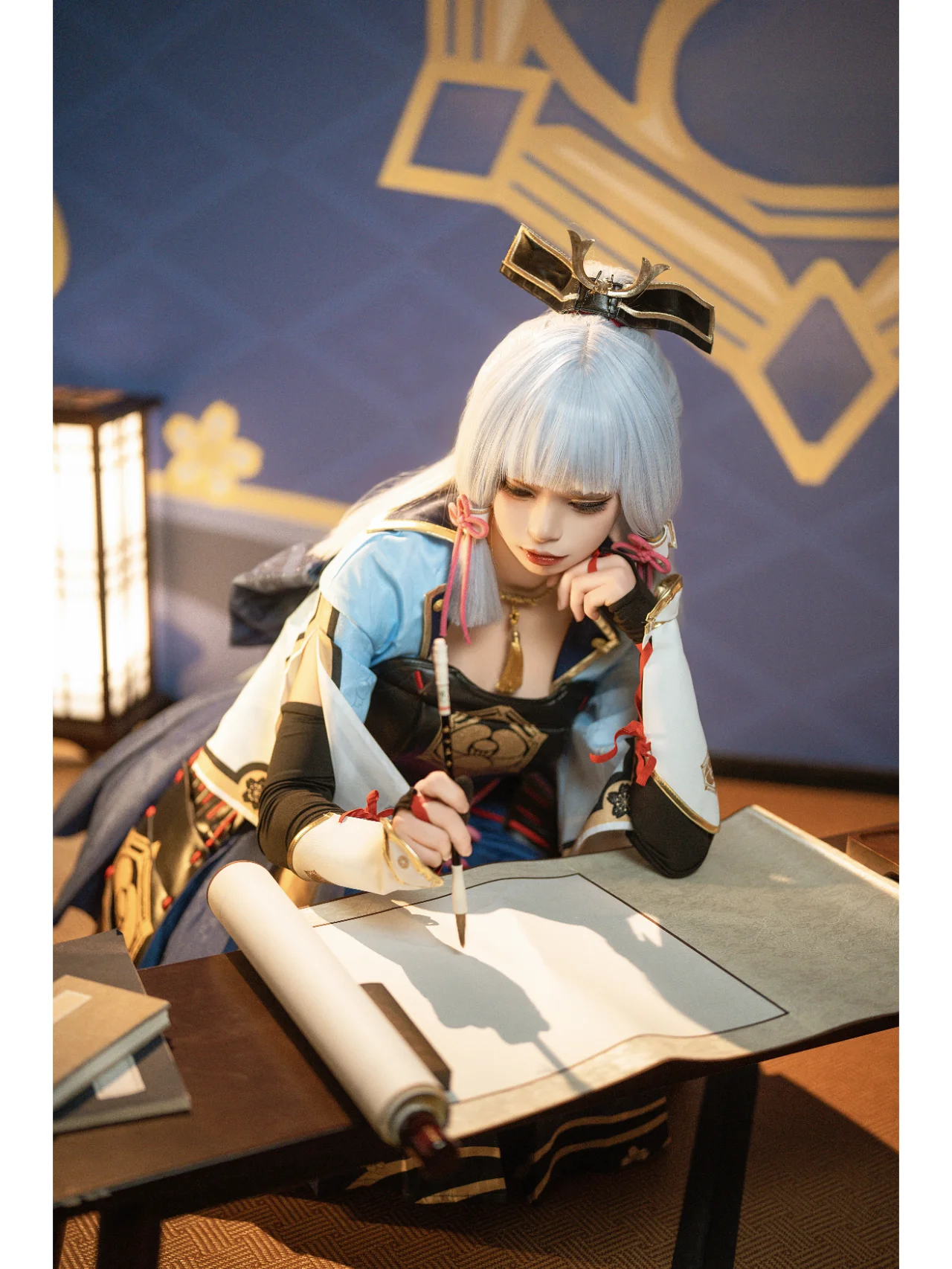 【神里绫华cos】白鹭公主的剑与笔，和风下的优雅 - 第 3 张