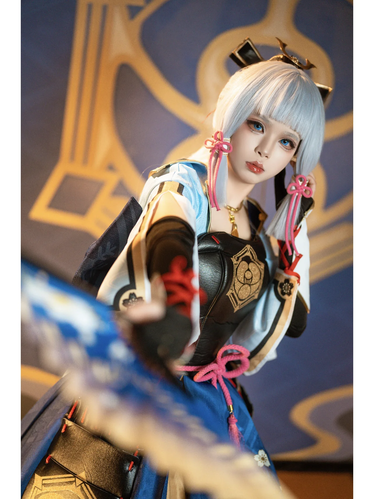 【神里绫华cos】白鹭公主的剑与笔，和风下的优雅 - 第 4 张