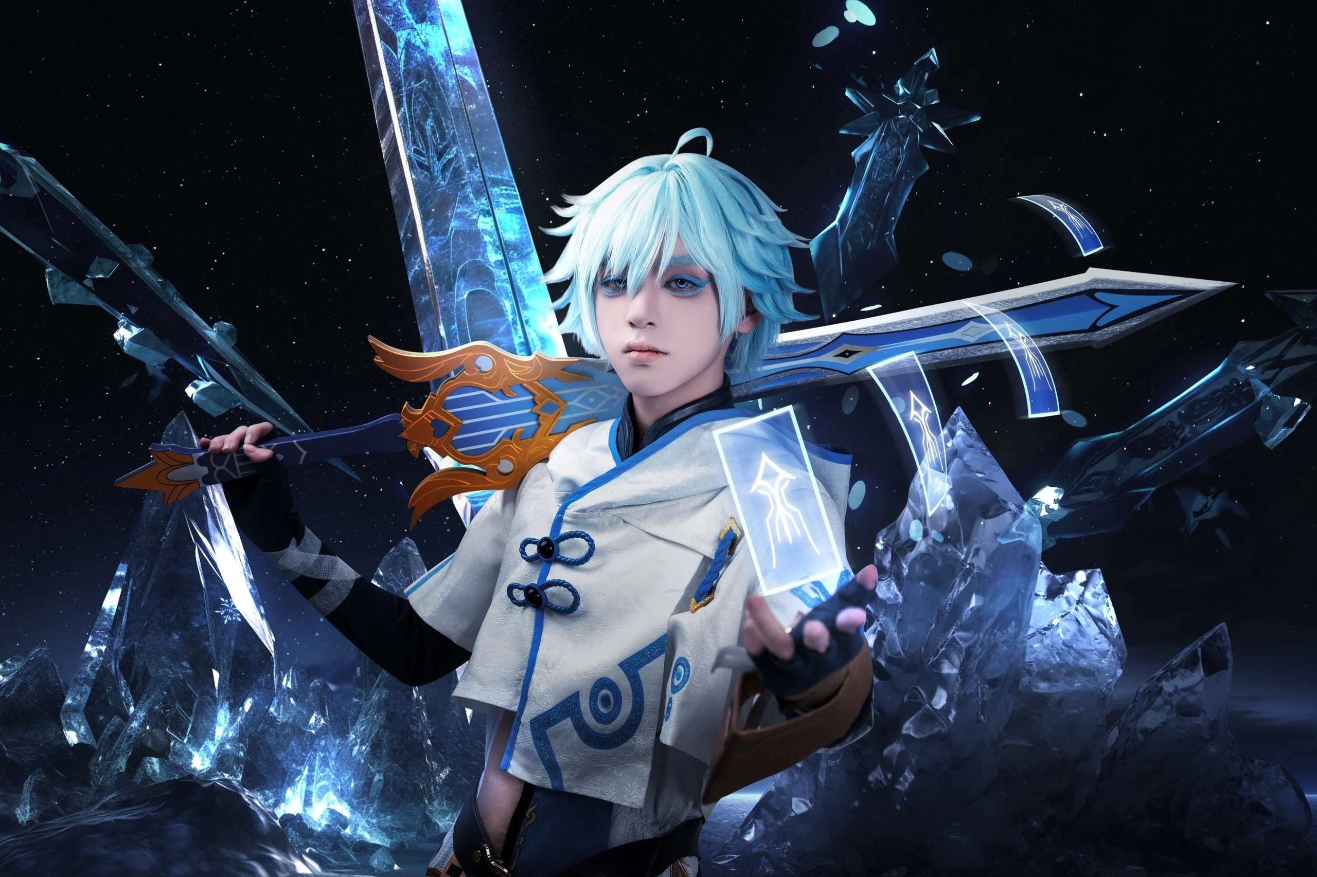 【重云cos】驱邪缚魅，岁岁平安，书斋里的降魔方士