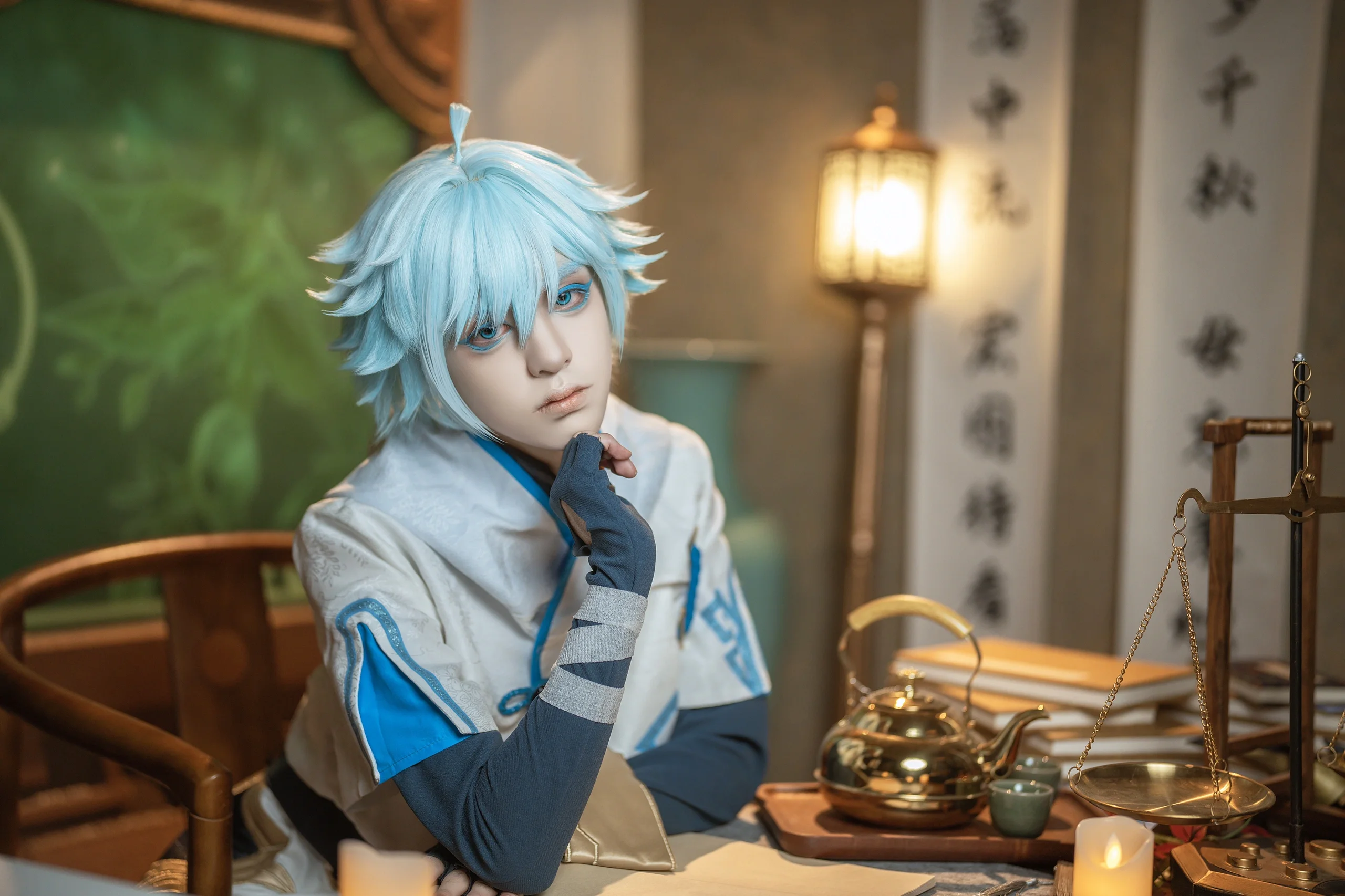 【重云cos】驱邪缚魅，岁岁平安，书斋里的降魔方士 - 第 2 张