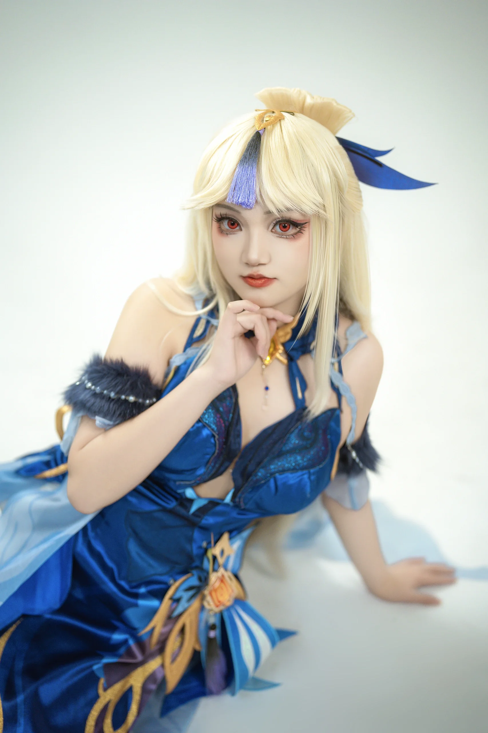 【凝光cos】上海自拍馆里的古风华贵，还原原神凝光的从容 - 第 6 张