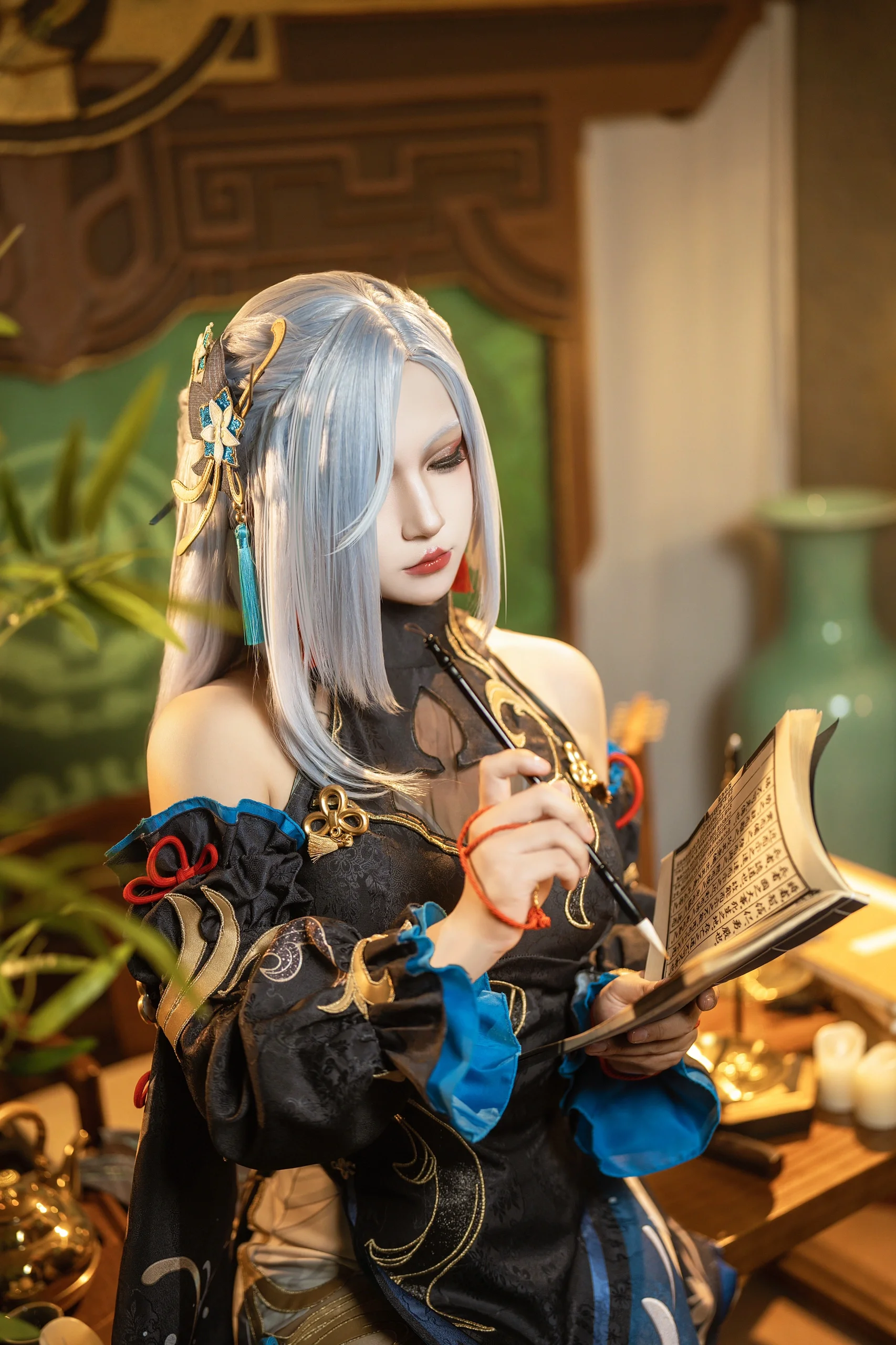 【申鹤cos】冷花幽露下的双面形态，静候秋光 - 第 1 张