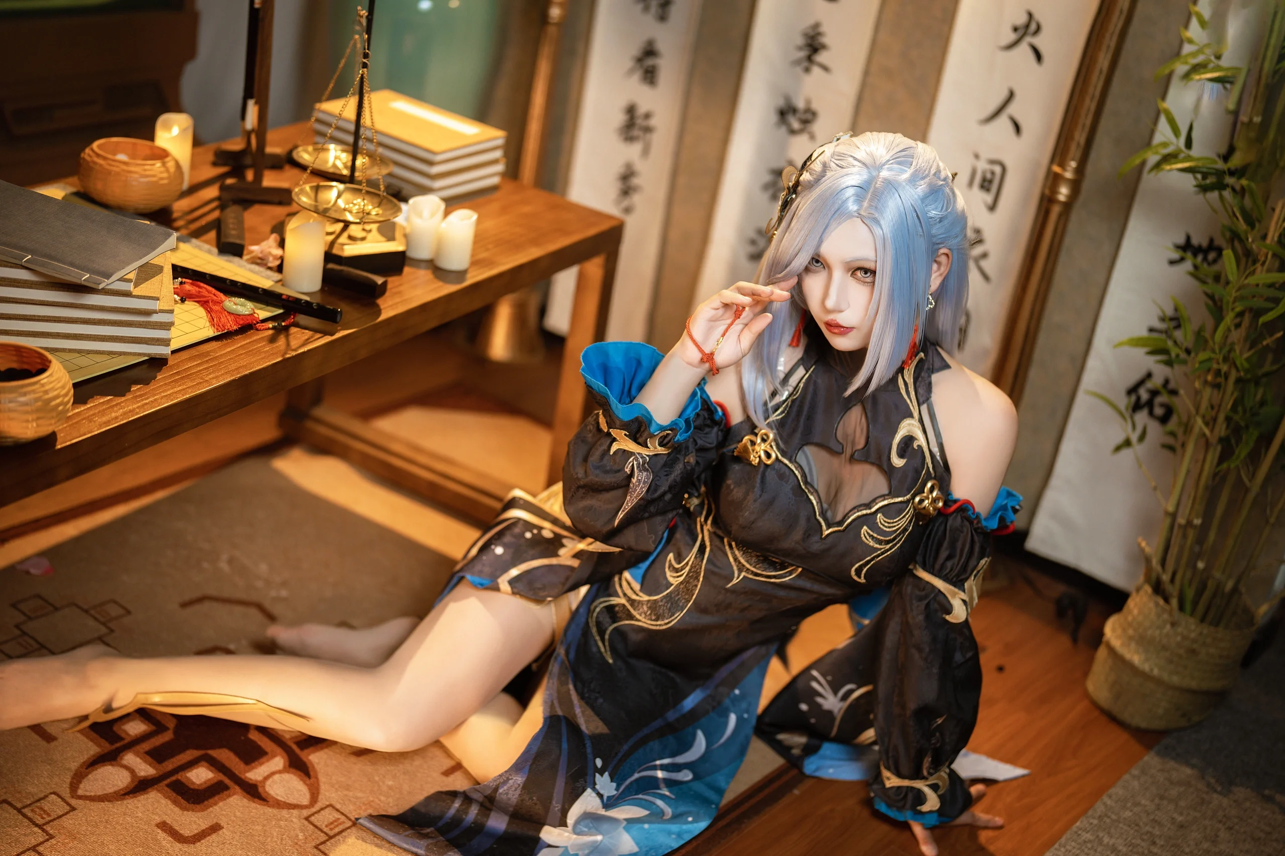 【申鹤cos】冷花幽露下的双面形态，静候秋光 - 第 4 张