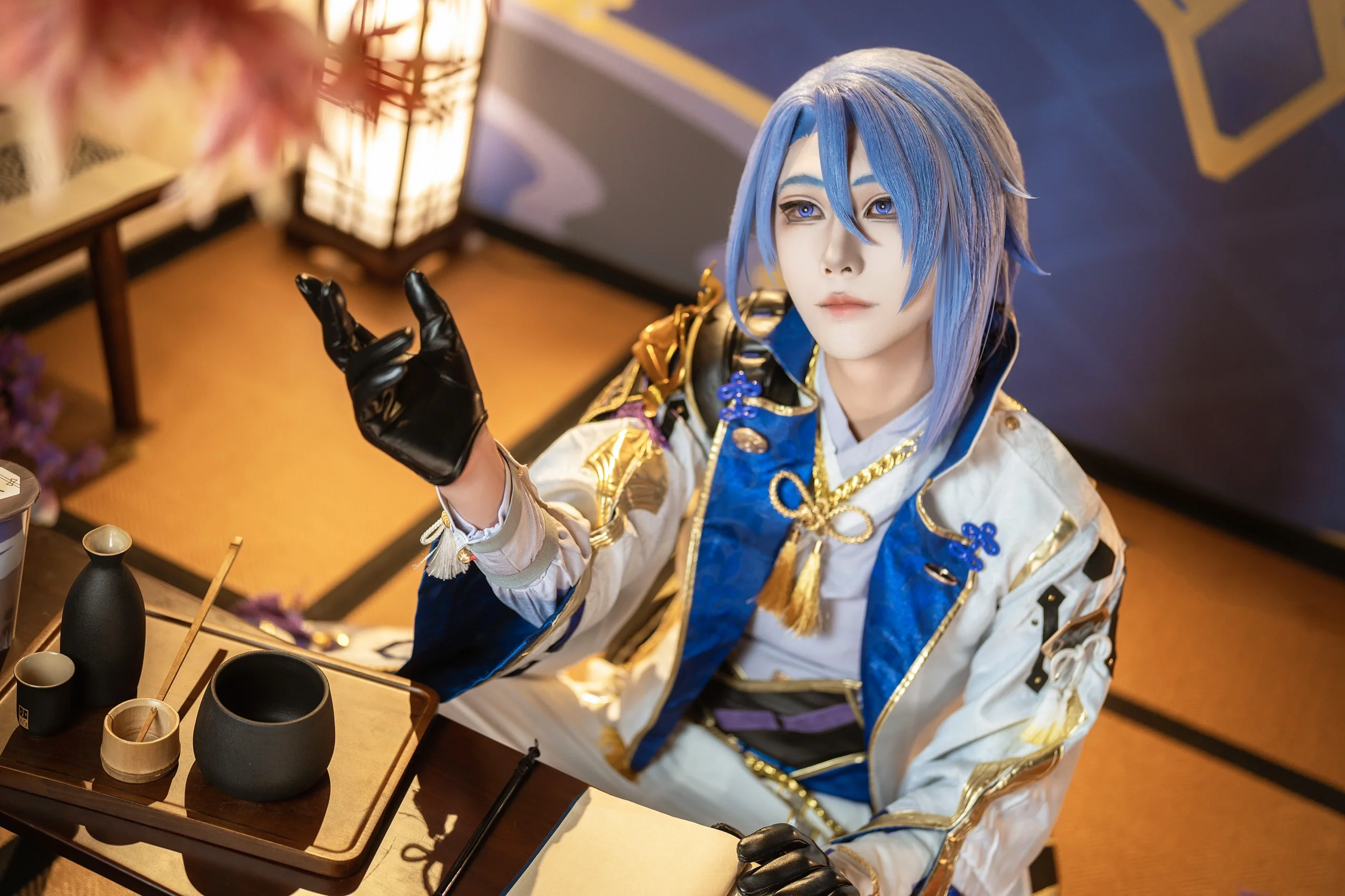 【神里绫人cos】执剑踏花，社奉行大人的春日客片 - 第 1 张