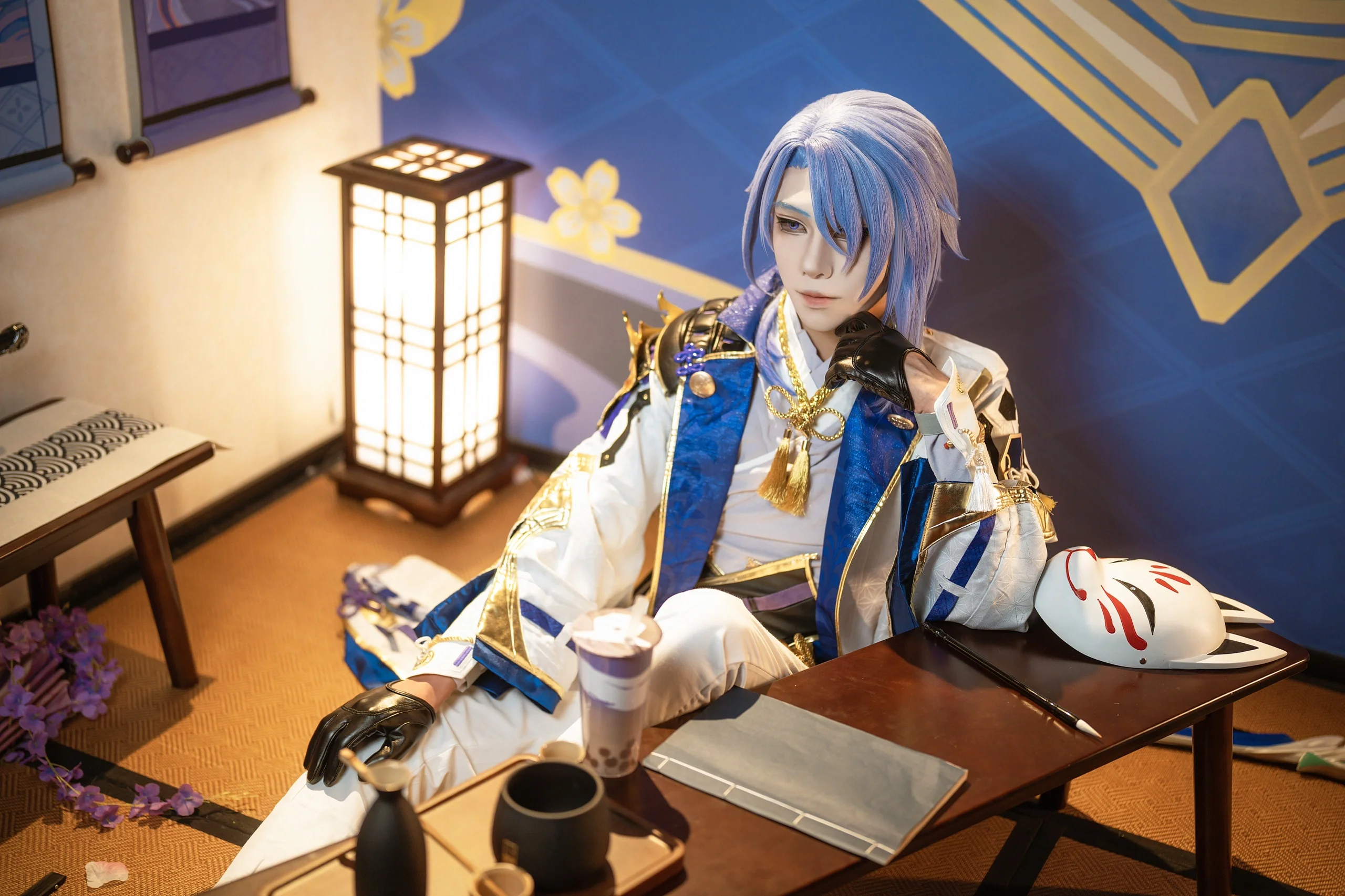 【神里绫人cos】执剑踏花，社奉行大人的春日客片 - 第 4 张