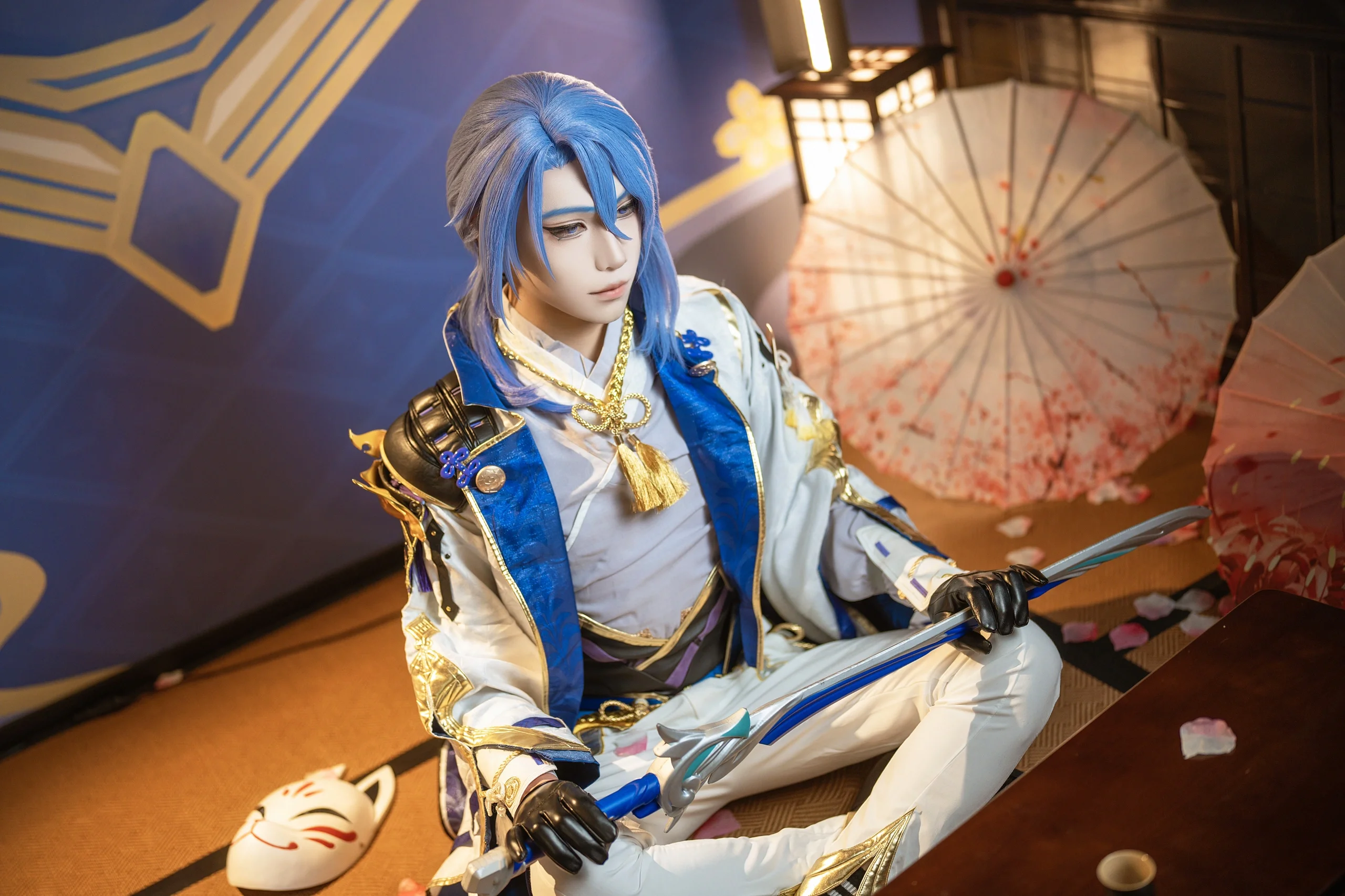 【神里绫人cos】执剑踏花，社奉行大人的春日客片 - 第 5 张
