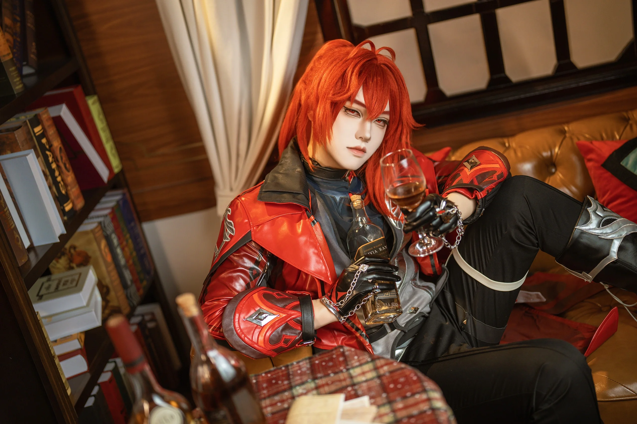 【迪卢克cos】蒙德城的红发骑士，暗夜利刃与铁链 - 第 7 张