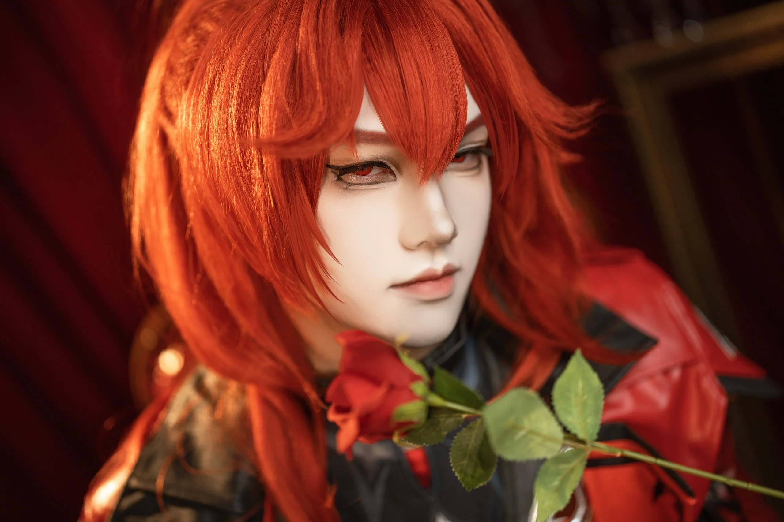 【迪卢克cos】蒙德城的红发骑士，暗夜利刃与铁链 - 第 9 张