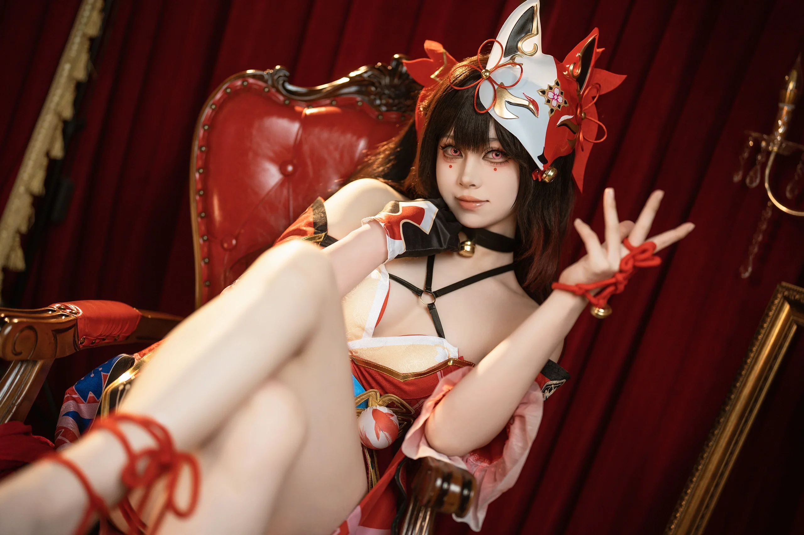 【花火cos】崩坏星穹铁道的愚戏，面具下的游戏人间 - 第 1 张