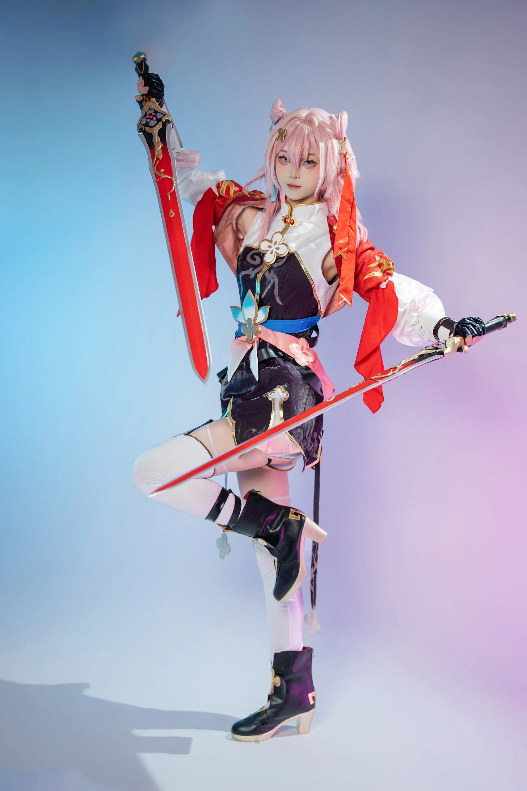 [March 7th Cosplay] Honkai: Star Rail, Full Capture of the Xianzhou Look